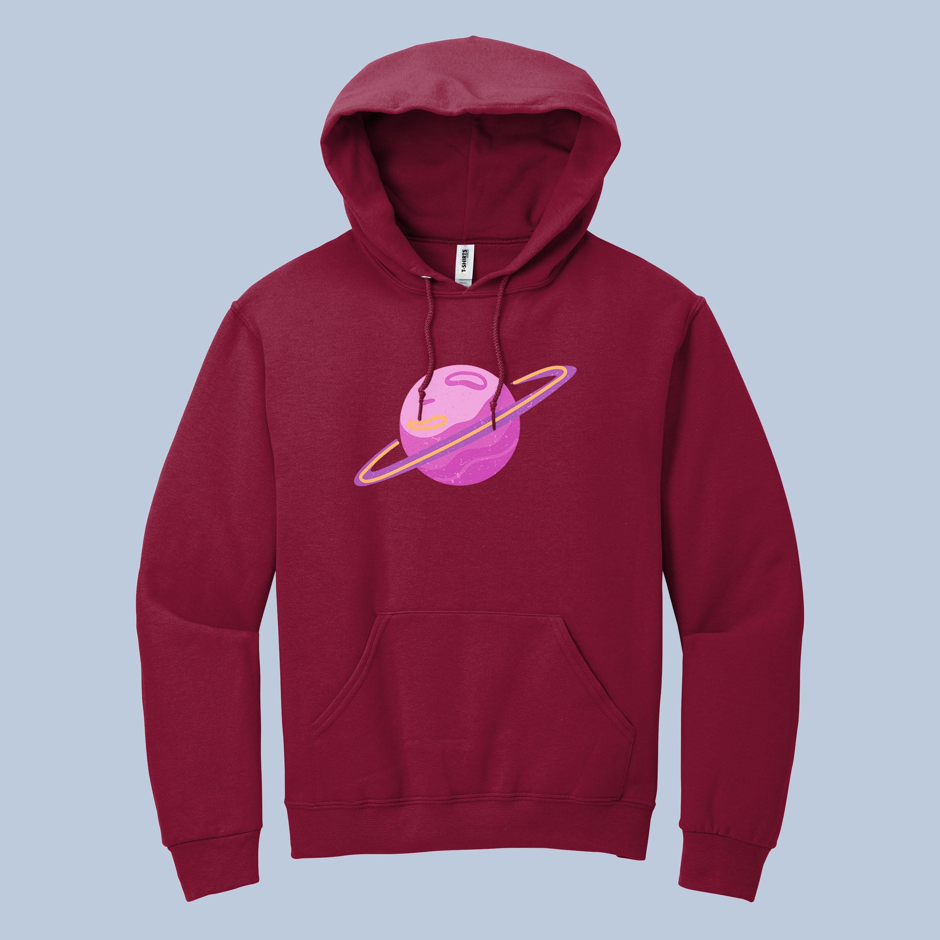 Planet Hoodie – Purple Cosmic Space Graphic Pullover 4