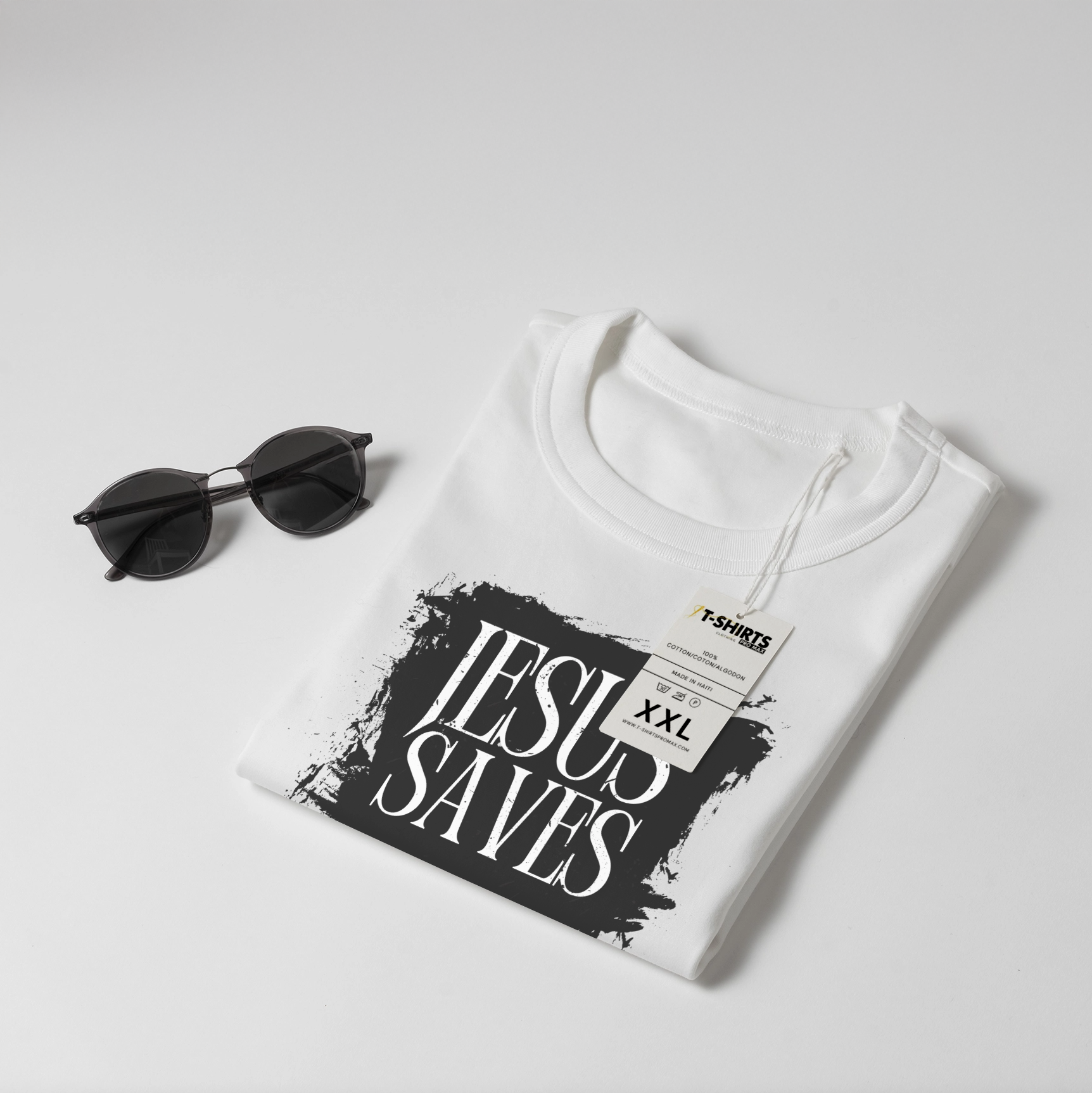 Jesus Saves Distressed Graphic Tee - Christian Faith T-Shirt 5