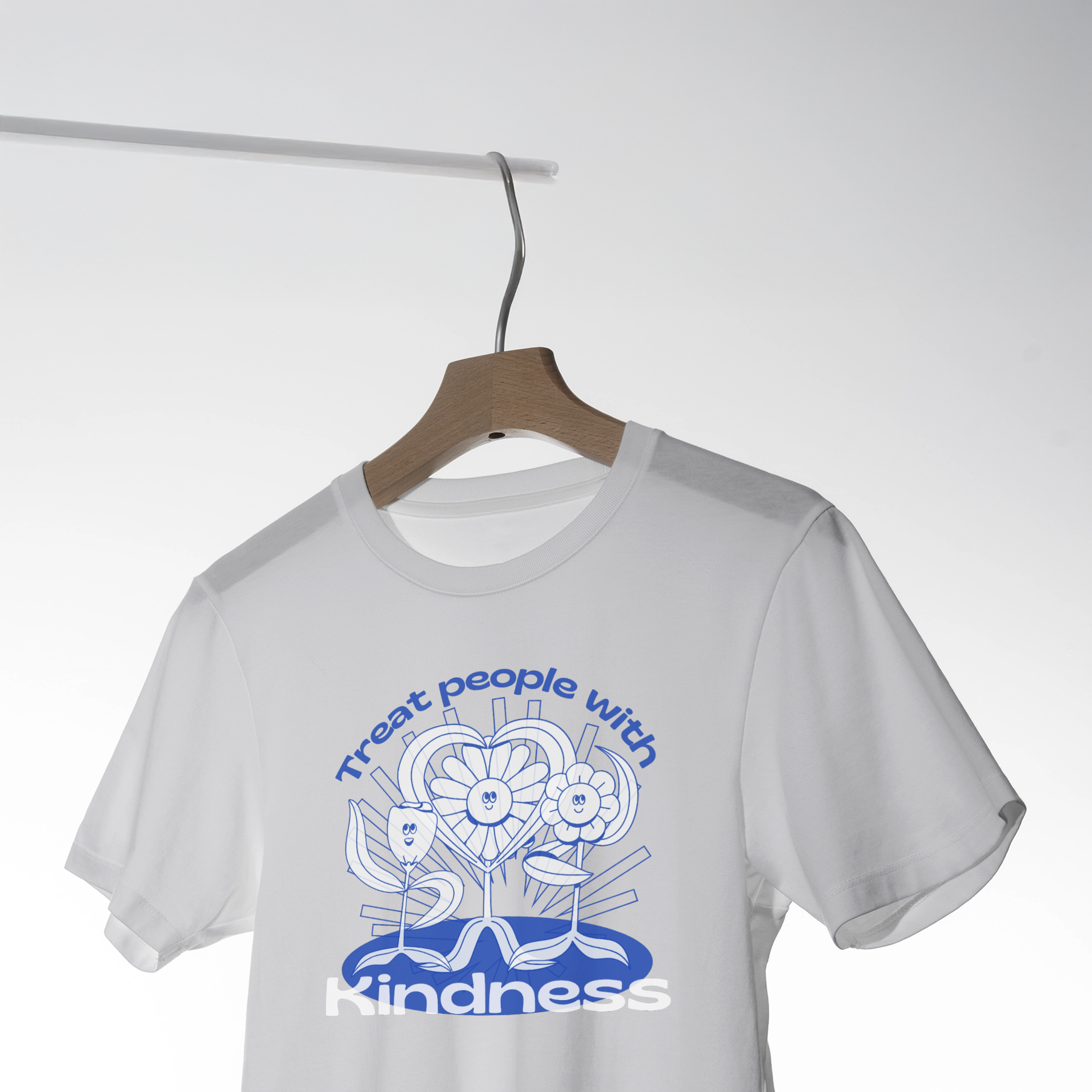 Treat People With Kindness - Positive Message T-Shirt 3