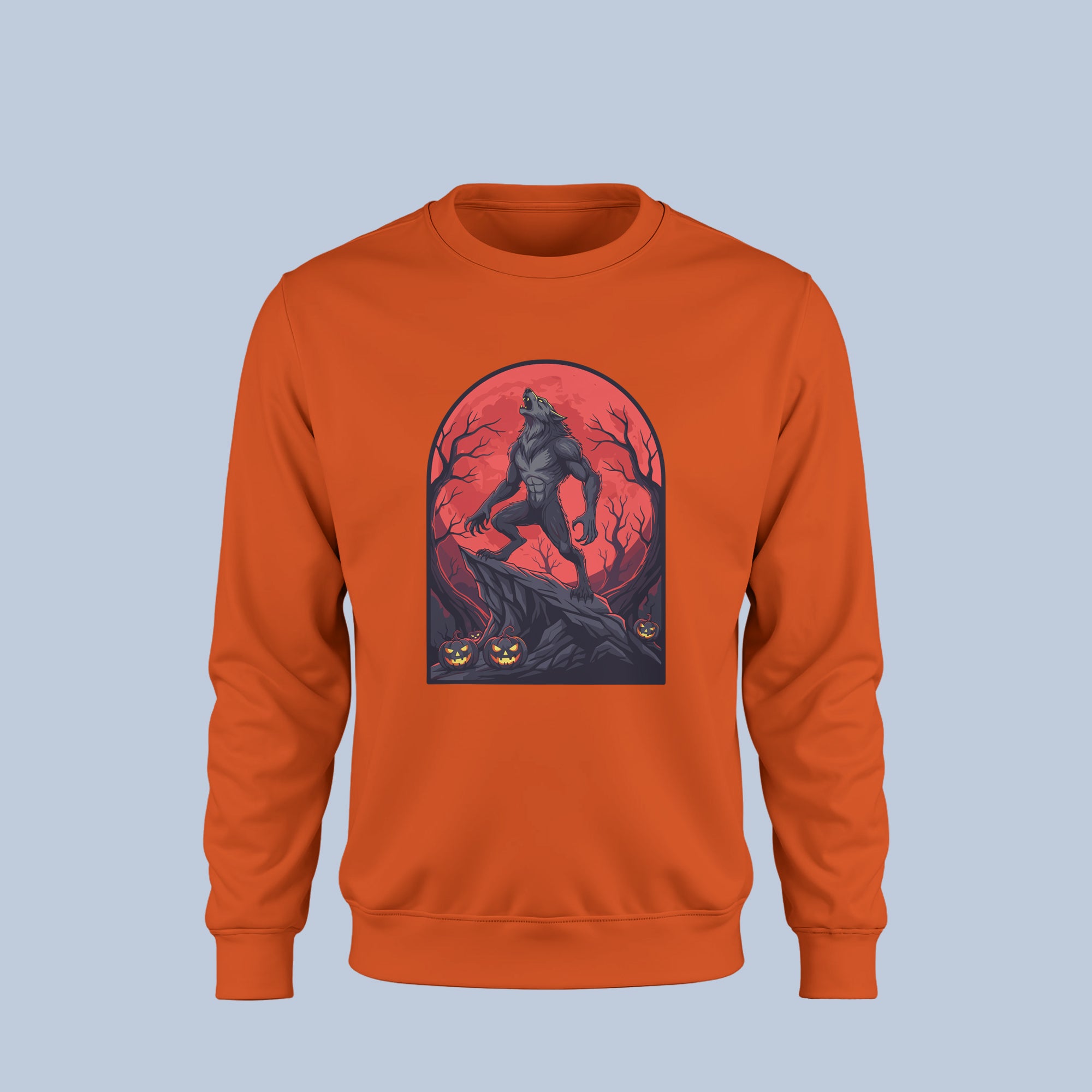 Vampire Throne Halloween Sweatshirt – Gothic Dracula Castle Crewneck – Spooky Fall Pullover for Men & Women 3