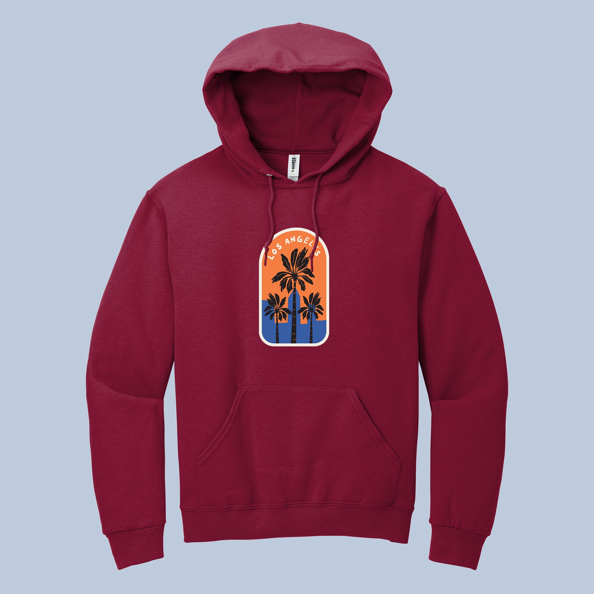 Los Angeles Sunset Hoodie – Palm Tree California Graphic 4