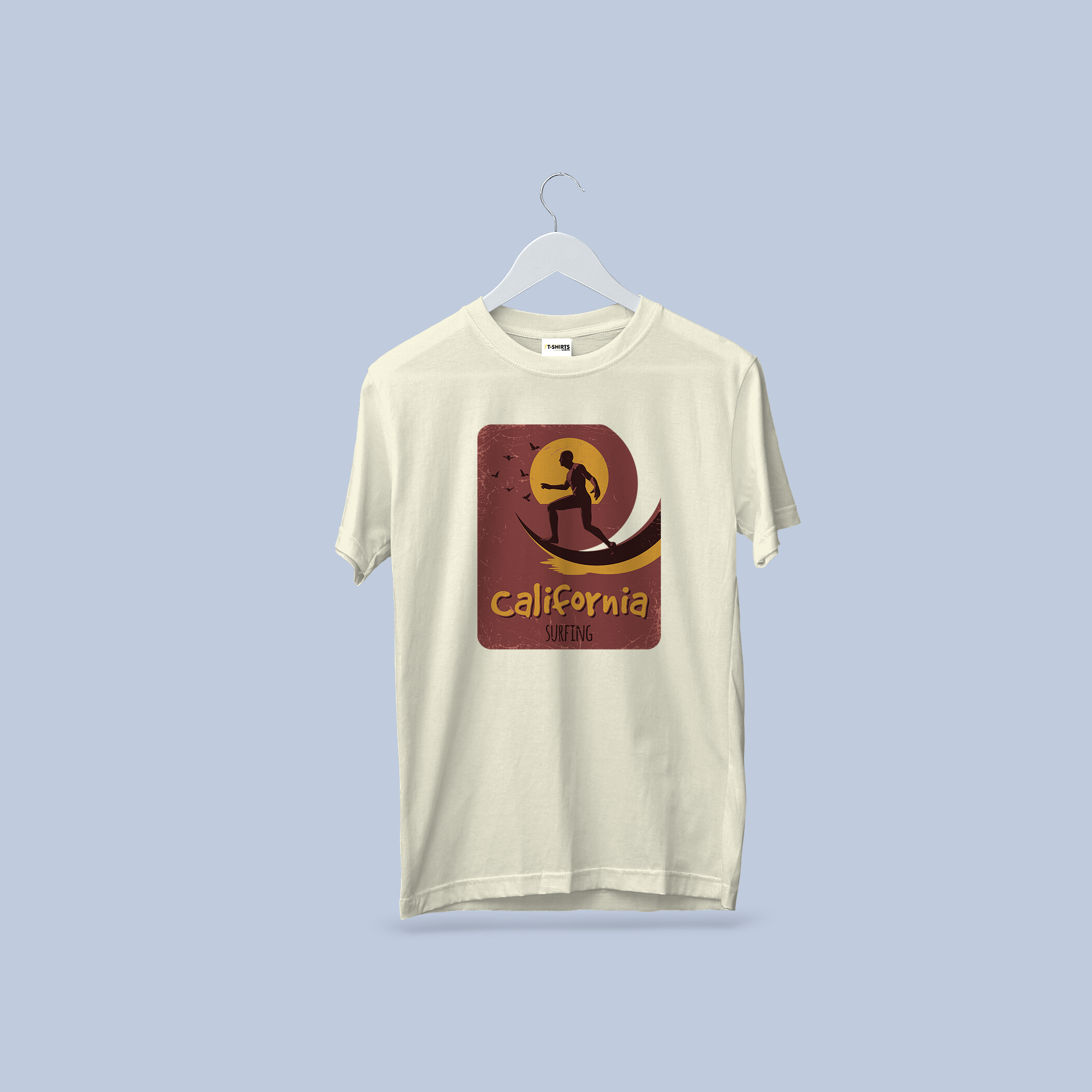 California Surfing Vintage Sunset Graphic Tee 4