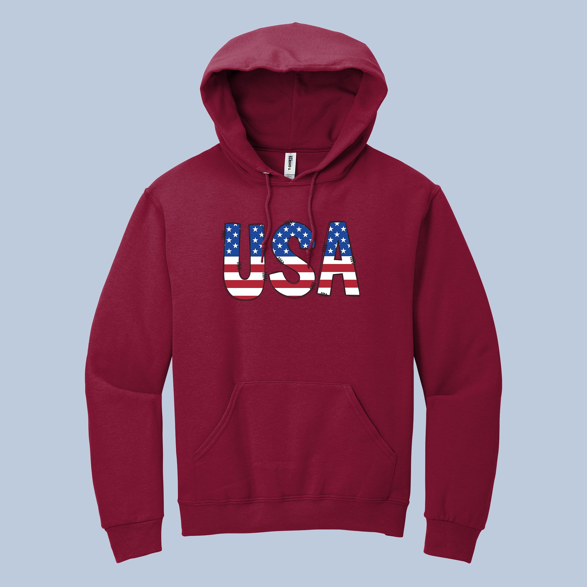 USA Eagle Flag Patriotic Hoodie - American Apparel 4