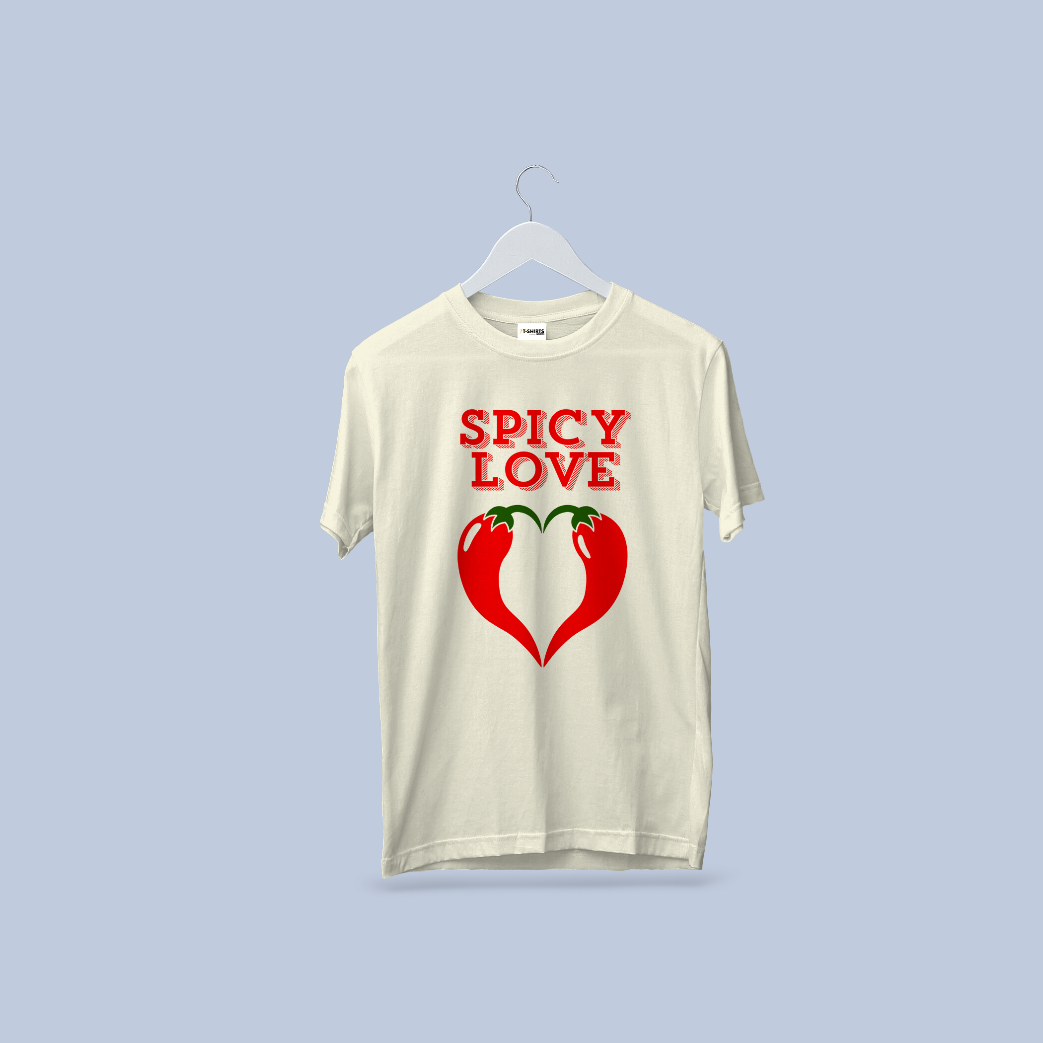 Spicy Love Chili Pepper Heart T-Shirt