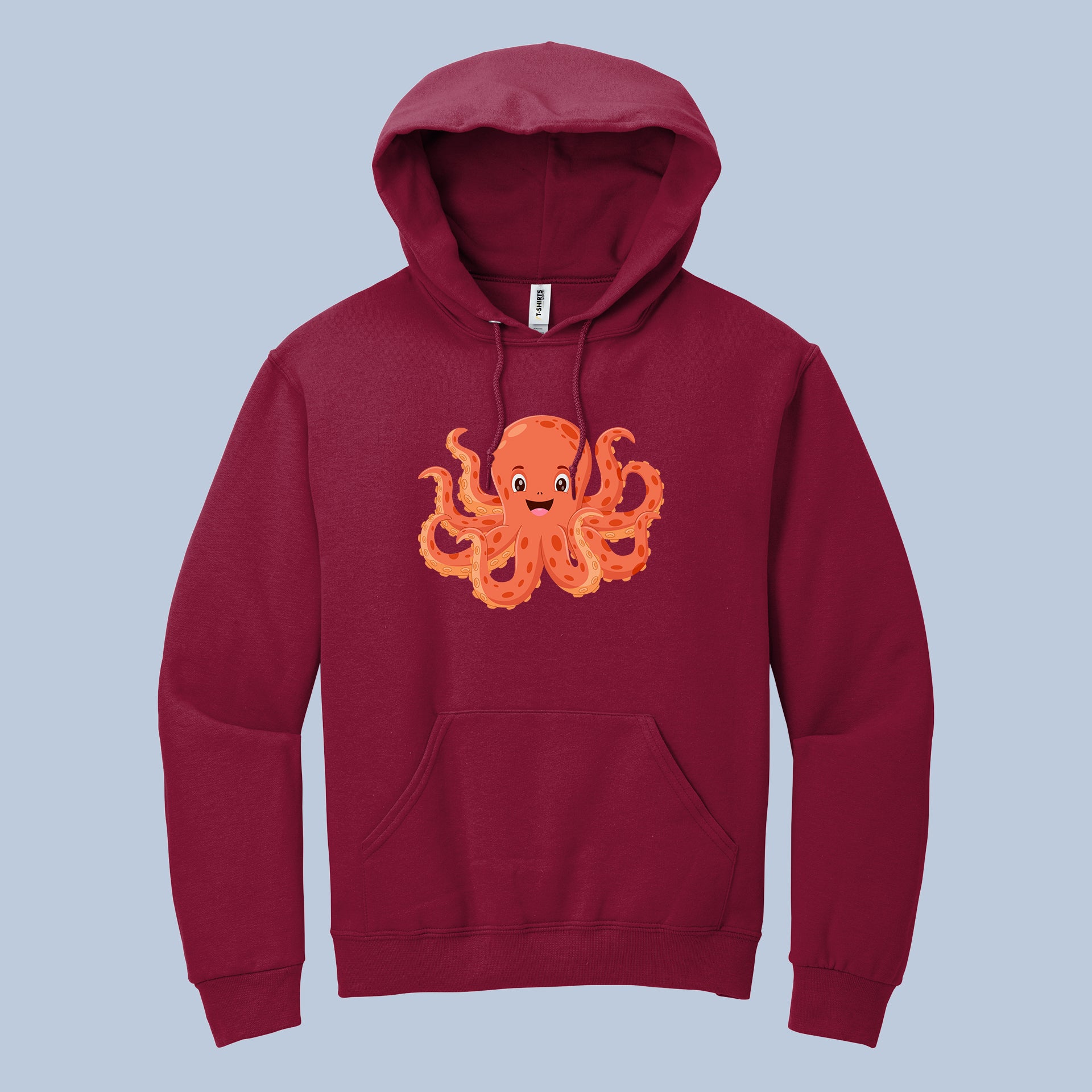 Cute Octopus Hoodie – Kawaii Sea Life Ocean Graphic Pullover 4