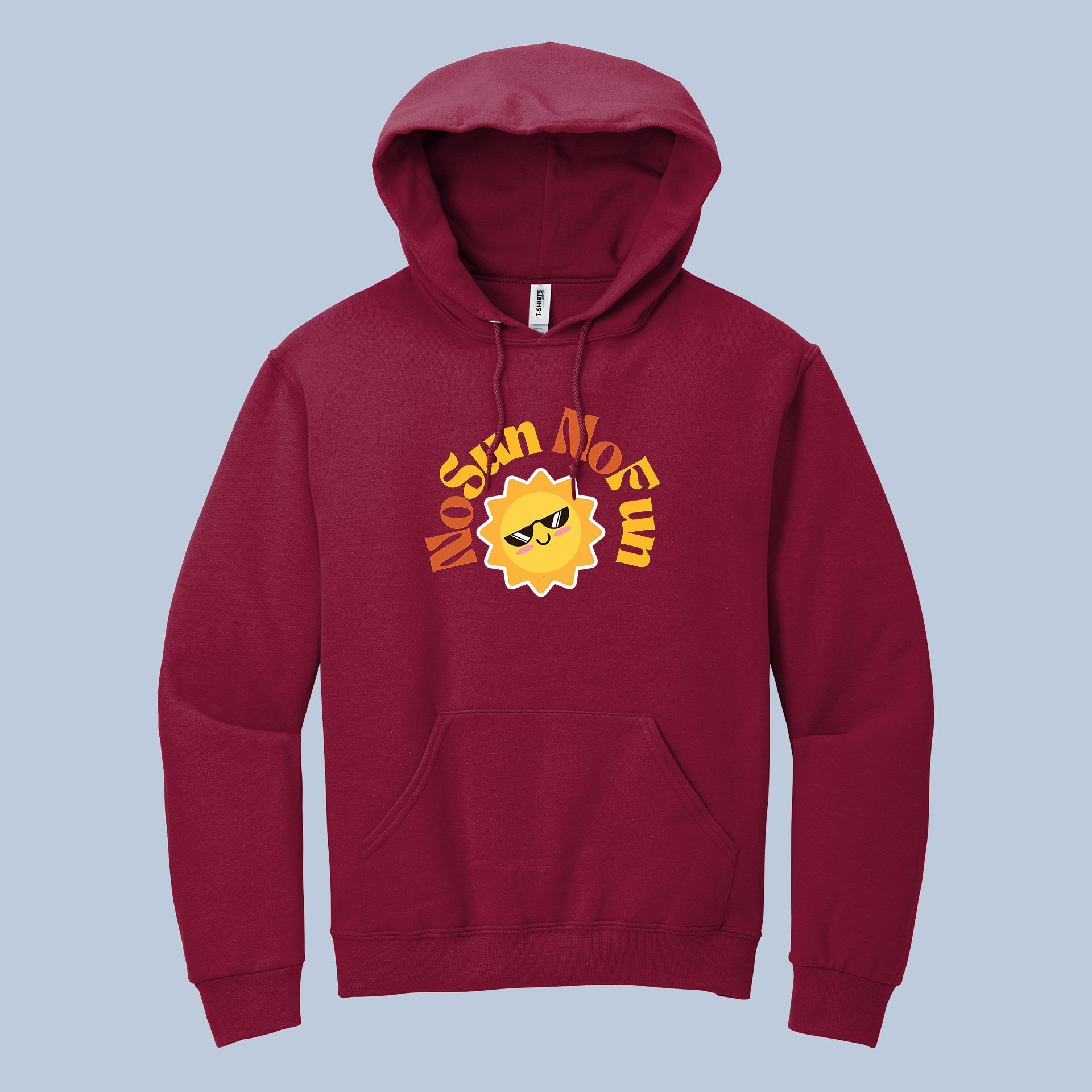 Sun Not Fun Funny Graphic Hoodie 4