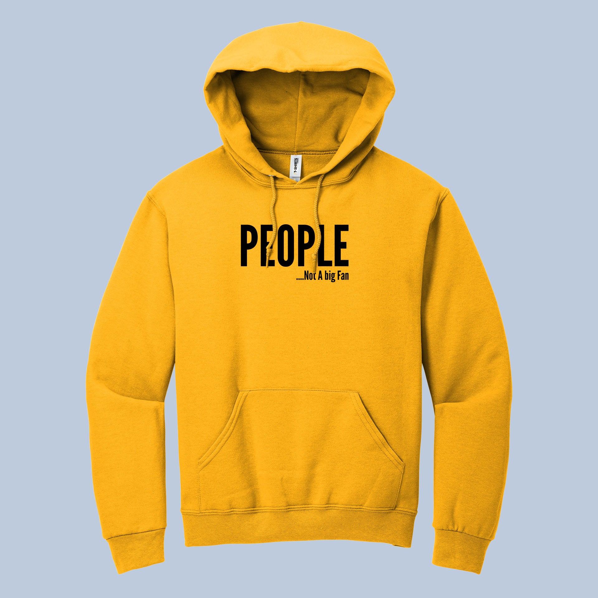 People Not a Big Fan Hoodie – Funny Introvert Quote Pullover 4