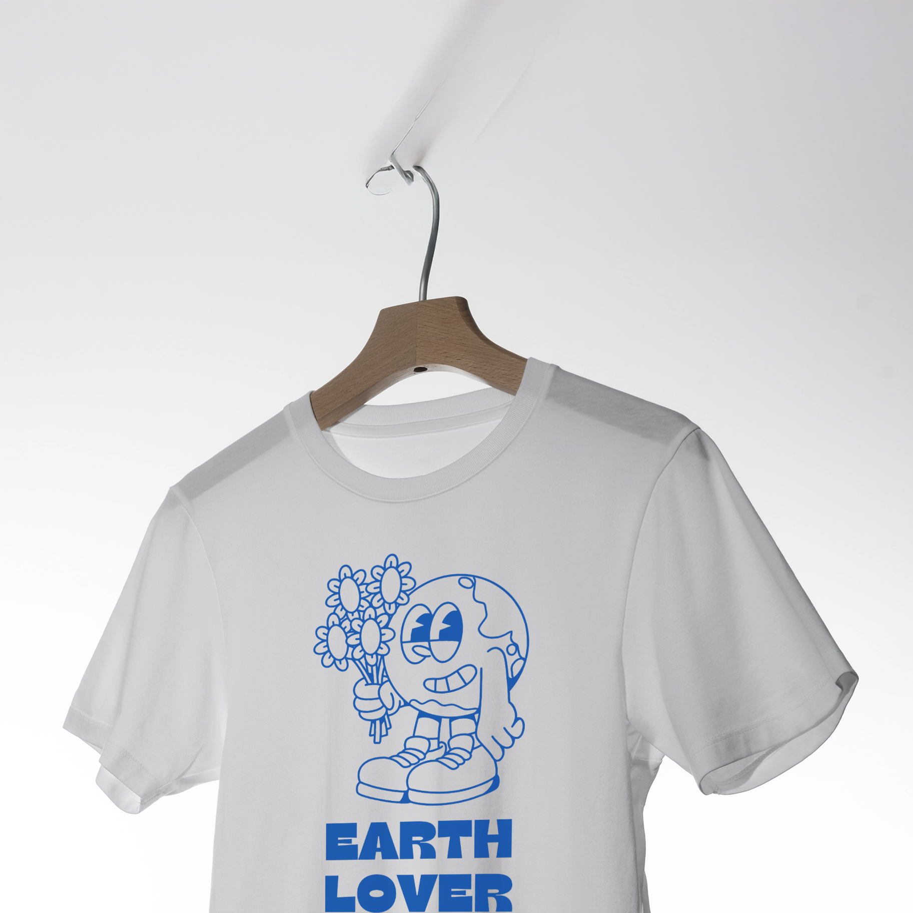 Earth Lover Retro Planet Graphic T-Shirt | Eco-Friendly Style 3