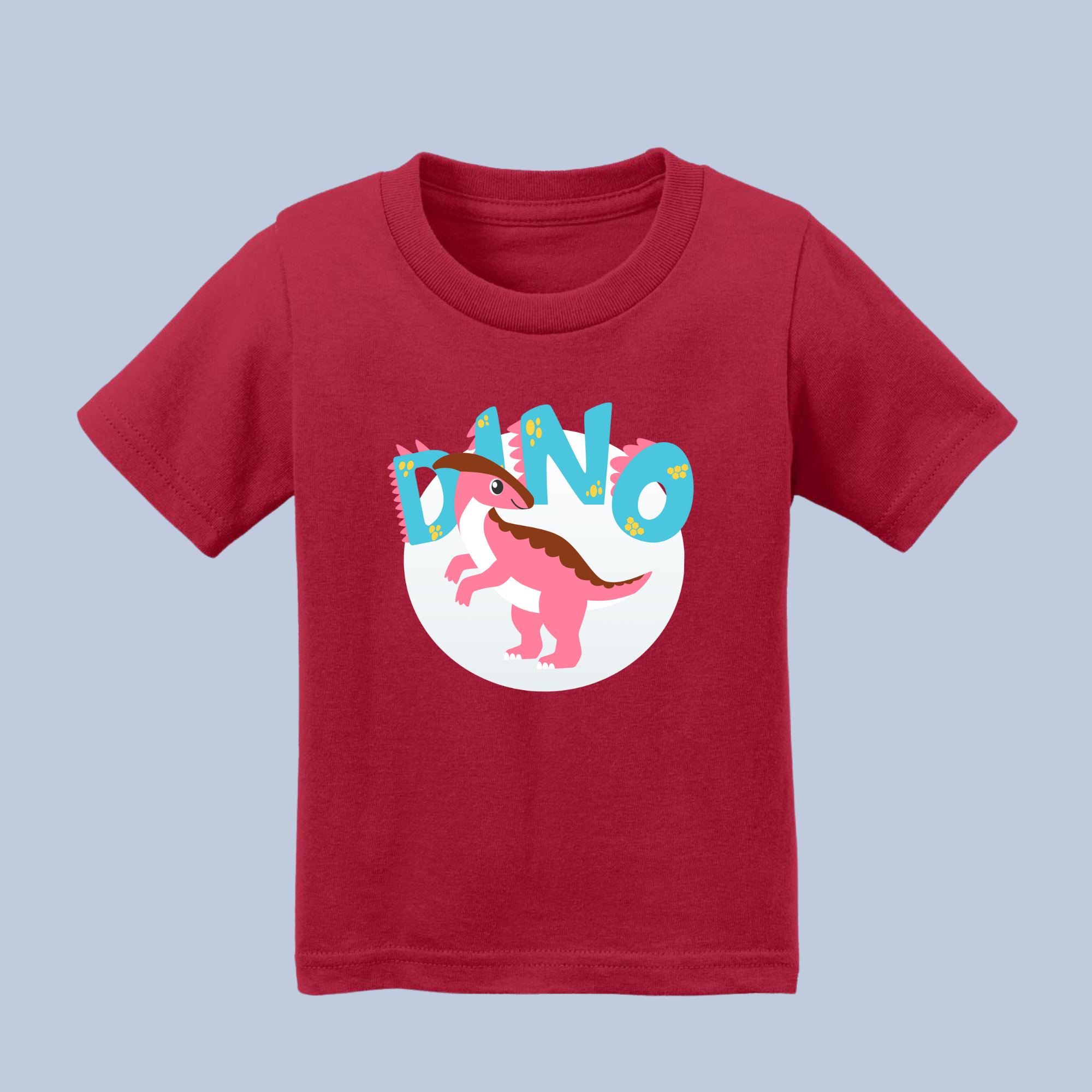Pink Dino Baby & Toddler T-Shirt 7