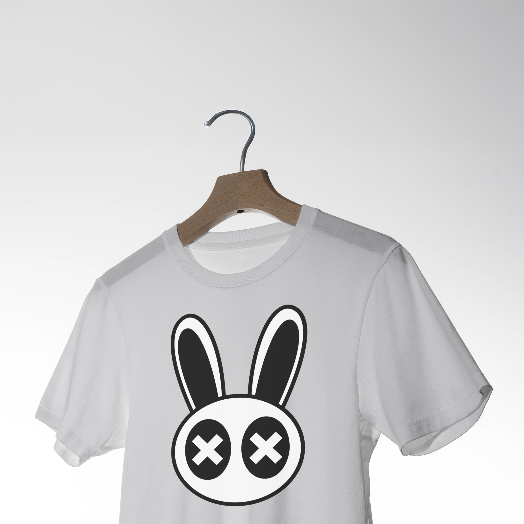 X-Eyes Bunny Graphic T-Shirt 3