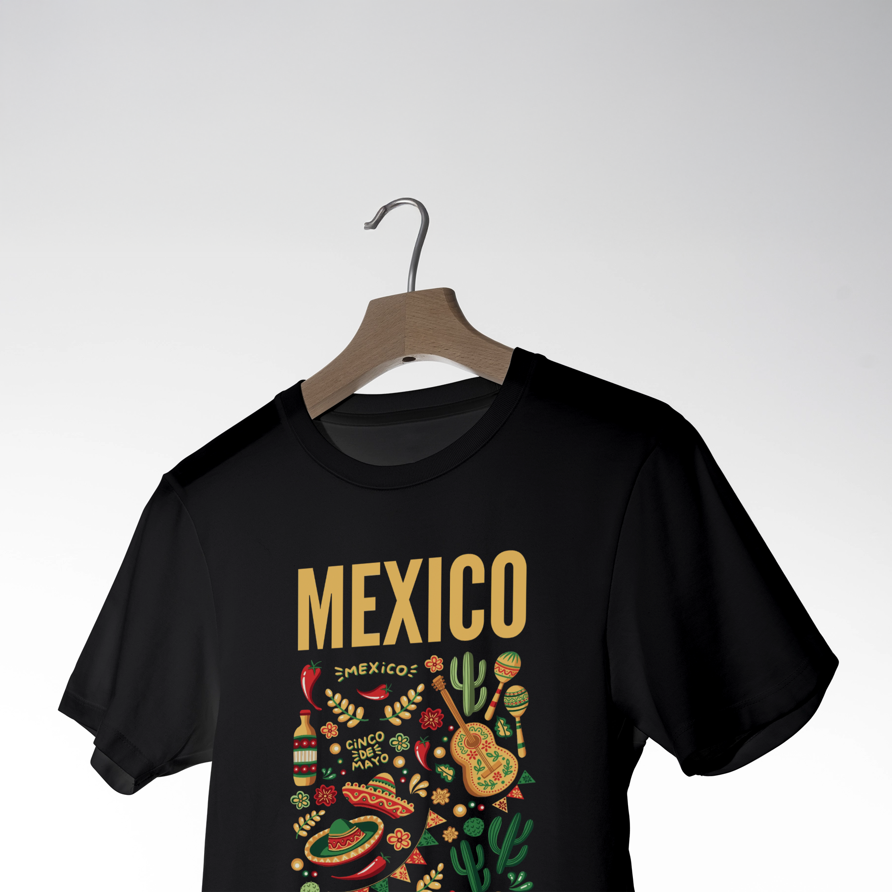 MEXICO Fiesta Vibes T-Shirt | Vibrant Cultural Graphic Tee 3
