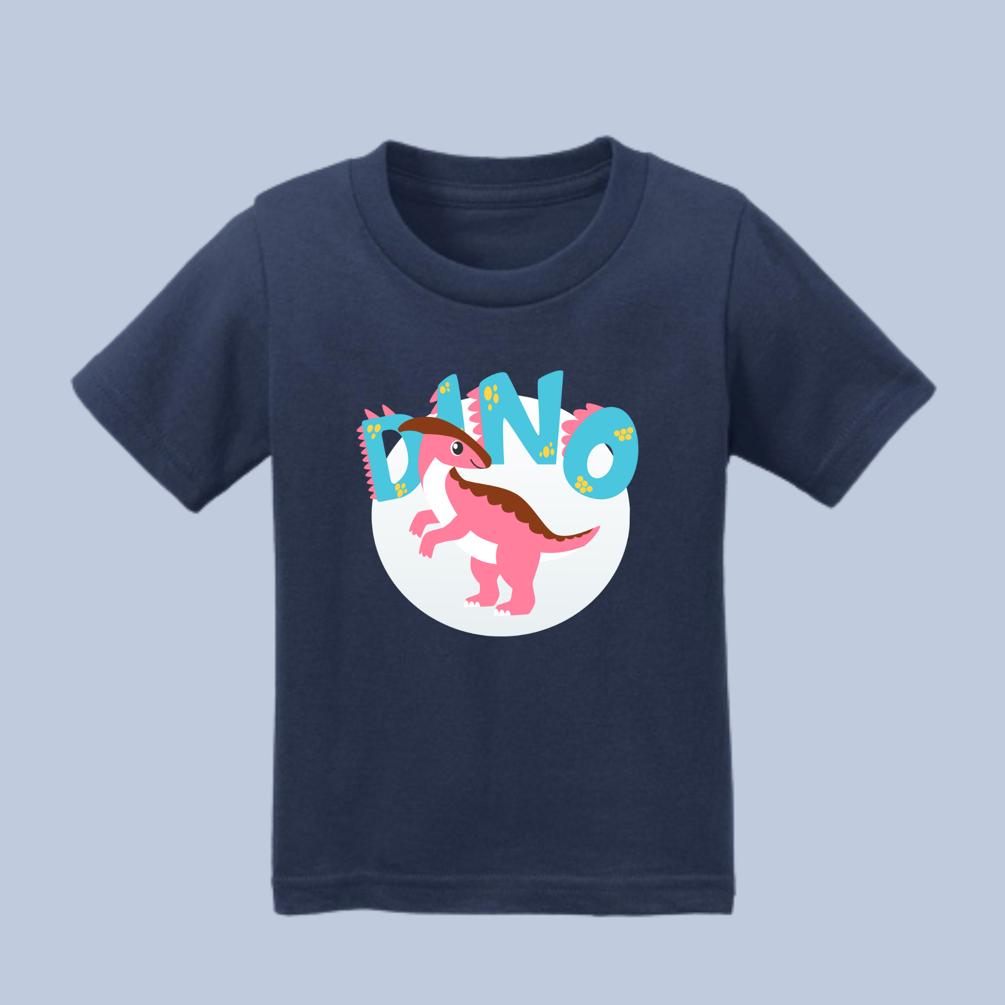 Pink Dino Baby & Toddler T-Shirt 6