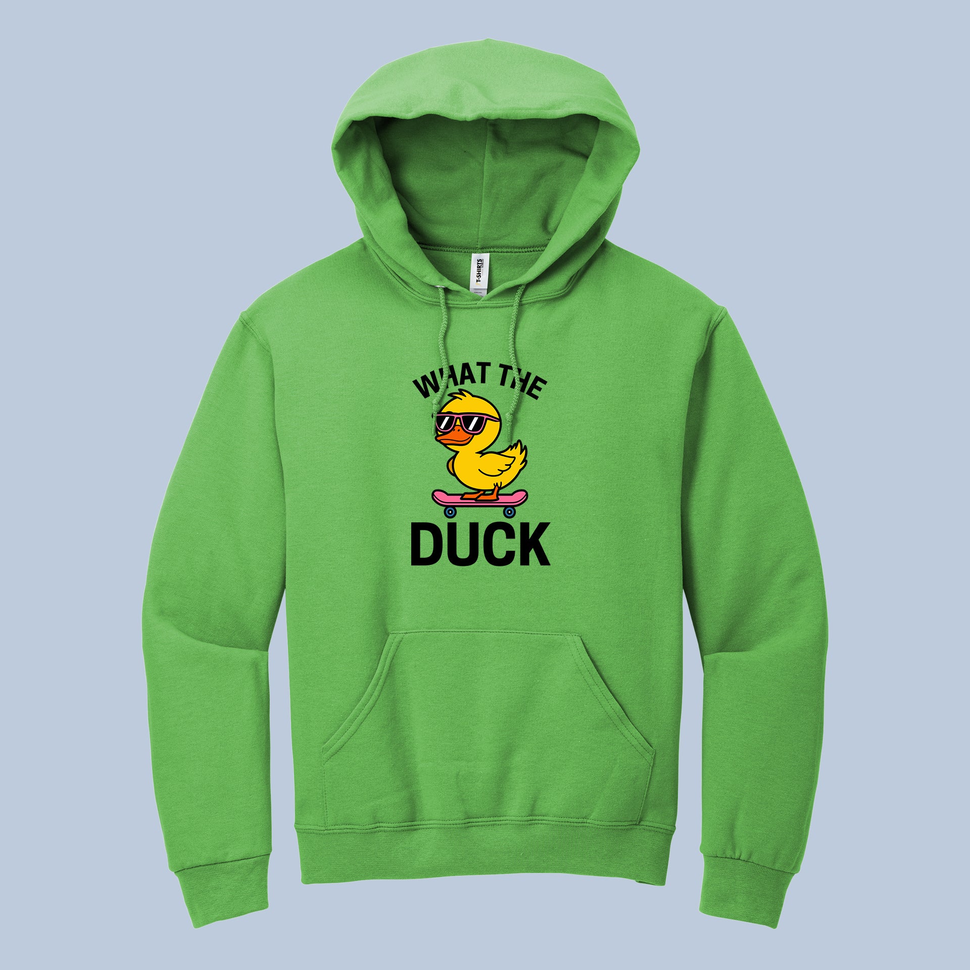 What The Duck Hoodie – Funny Skateboarding Duck Pullover 5