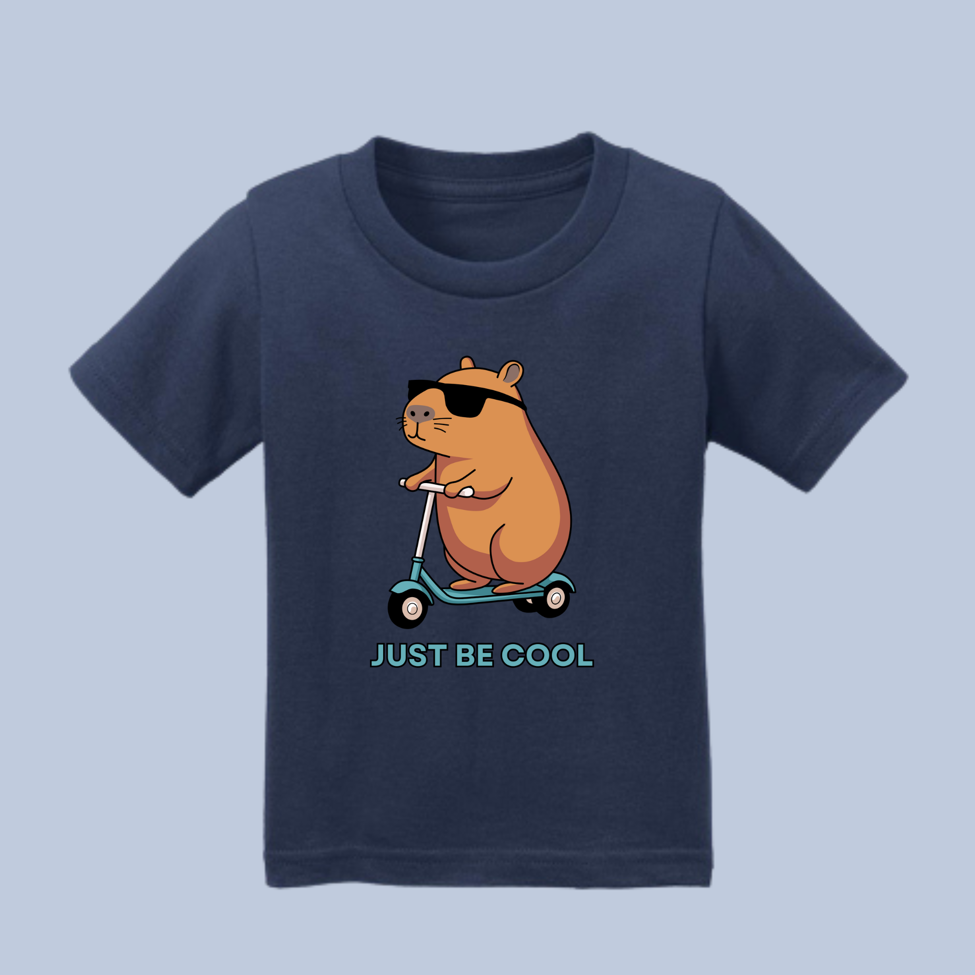Just Be Cool Hamster on Scooter Baby & Toddler T-Shirt 6