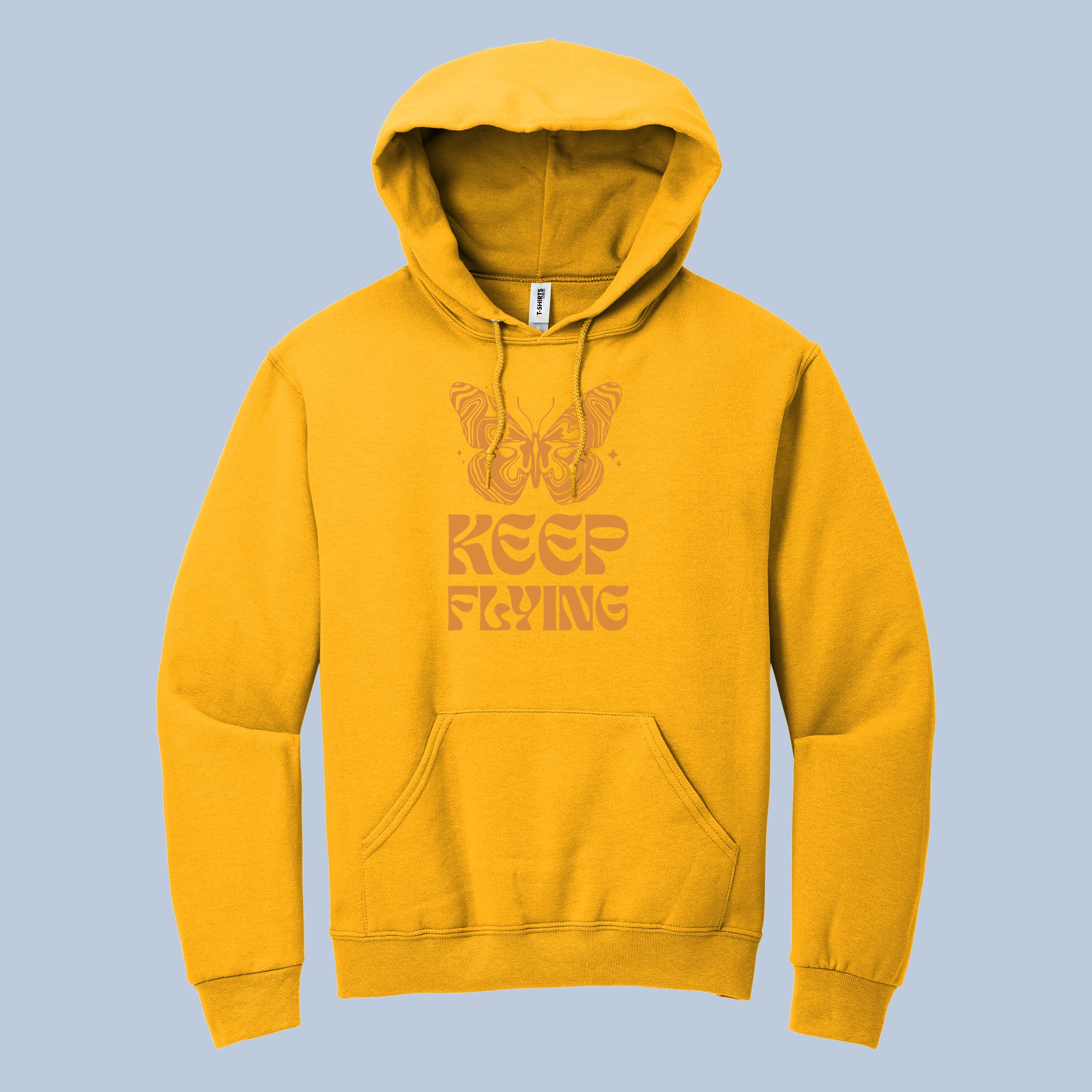 Keep Flying Butterfly Hoodie – Inspirational Graphic Unisex Sweatshirt, Motivational Quote Hoodie 5