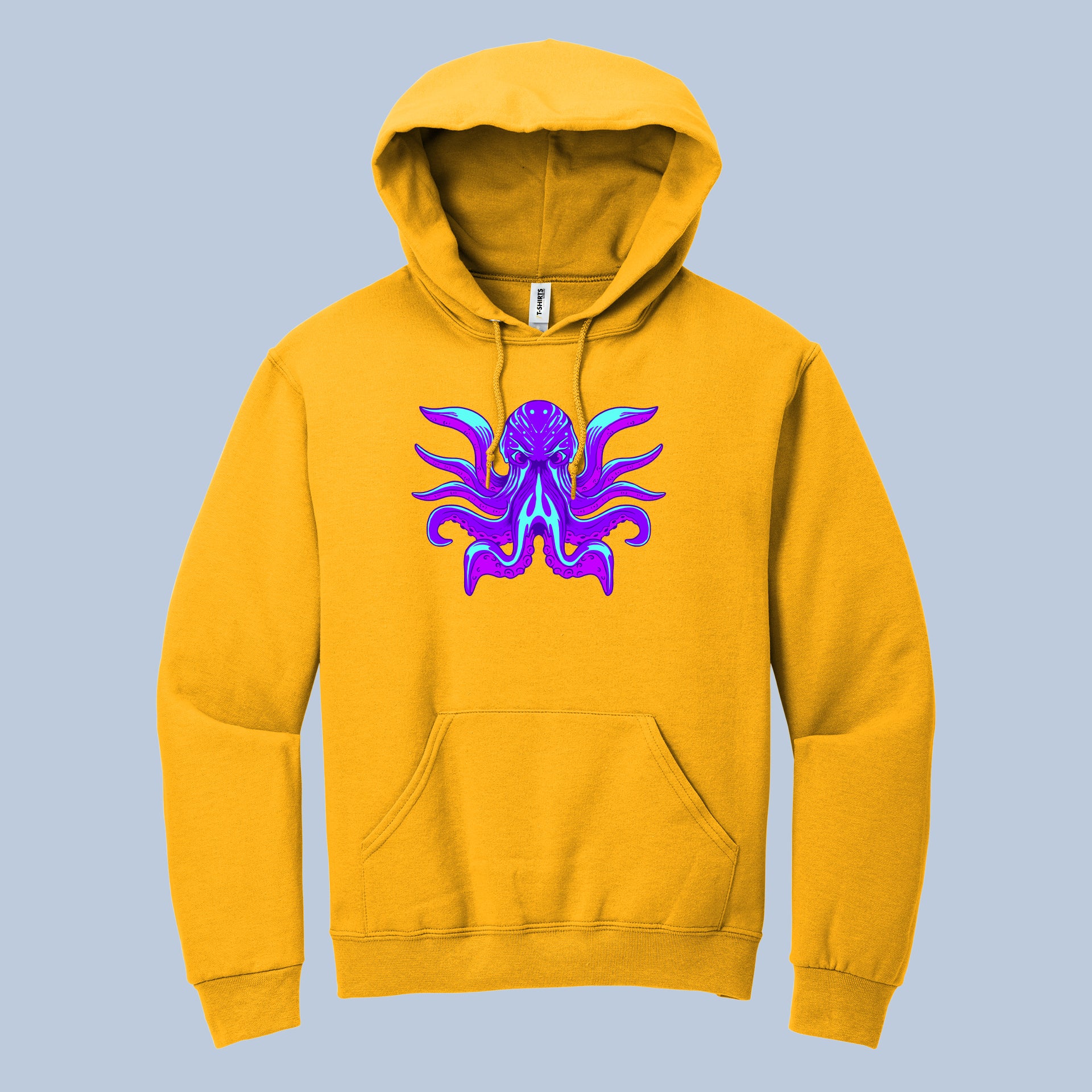 Neon Octopus Hoodie – Cool Sea Creature Graphic Pullover 5