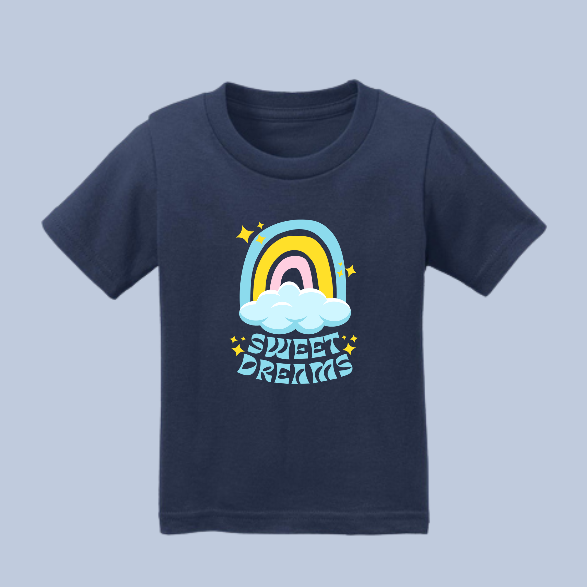 Sweet Dreams Rainbow & Clouds Baby & Toddler T-Shirt 6