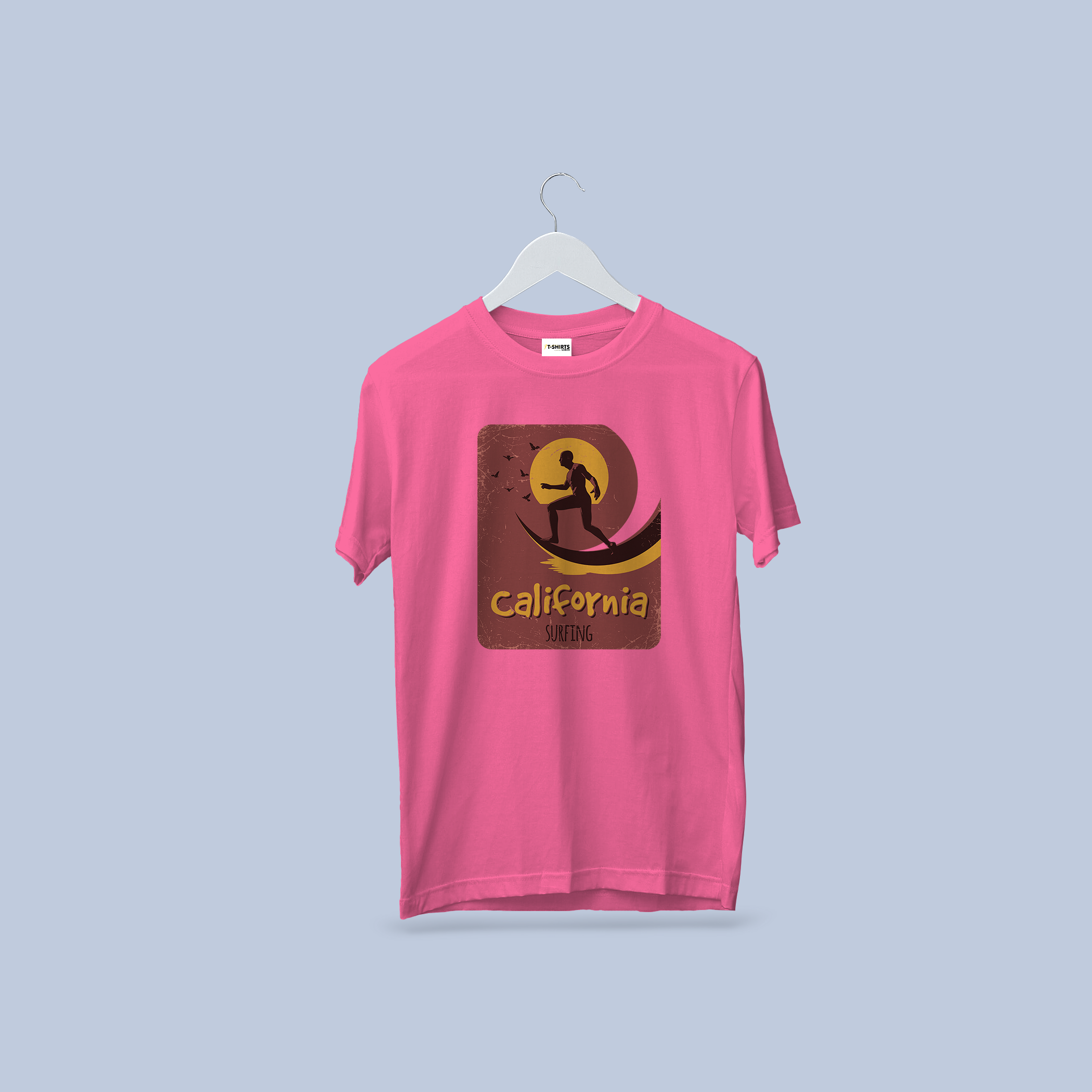 California Surfing Vintage Sunset Graphic Tee 5