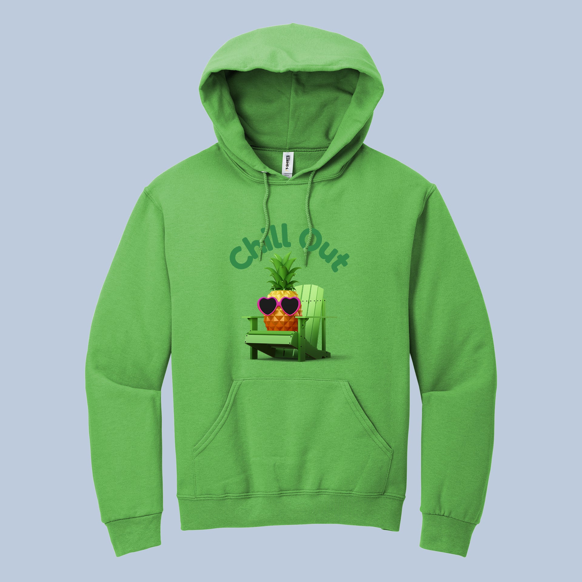 Chill Out Pineapple Hoodie – Fun Tropical Vacation Pullover 6