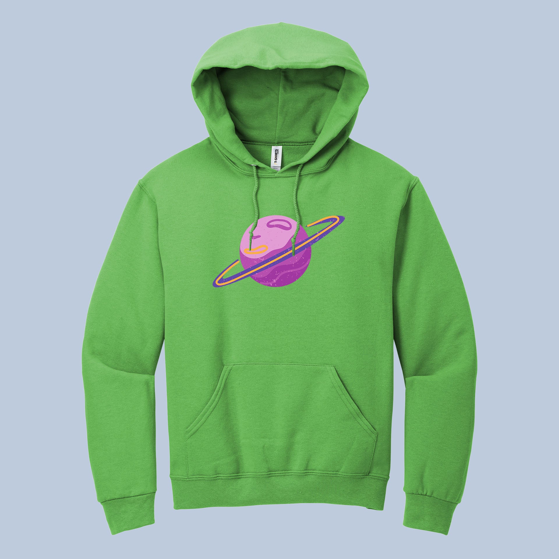 Planet Hoodie – Purple Cosmic Space Graphic Pullover 6