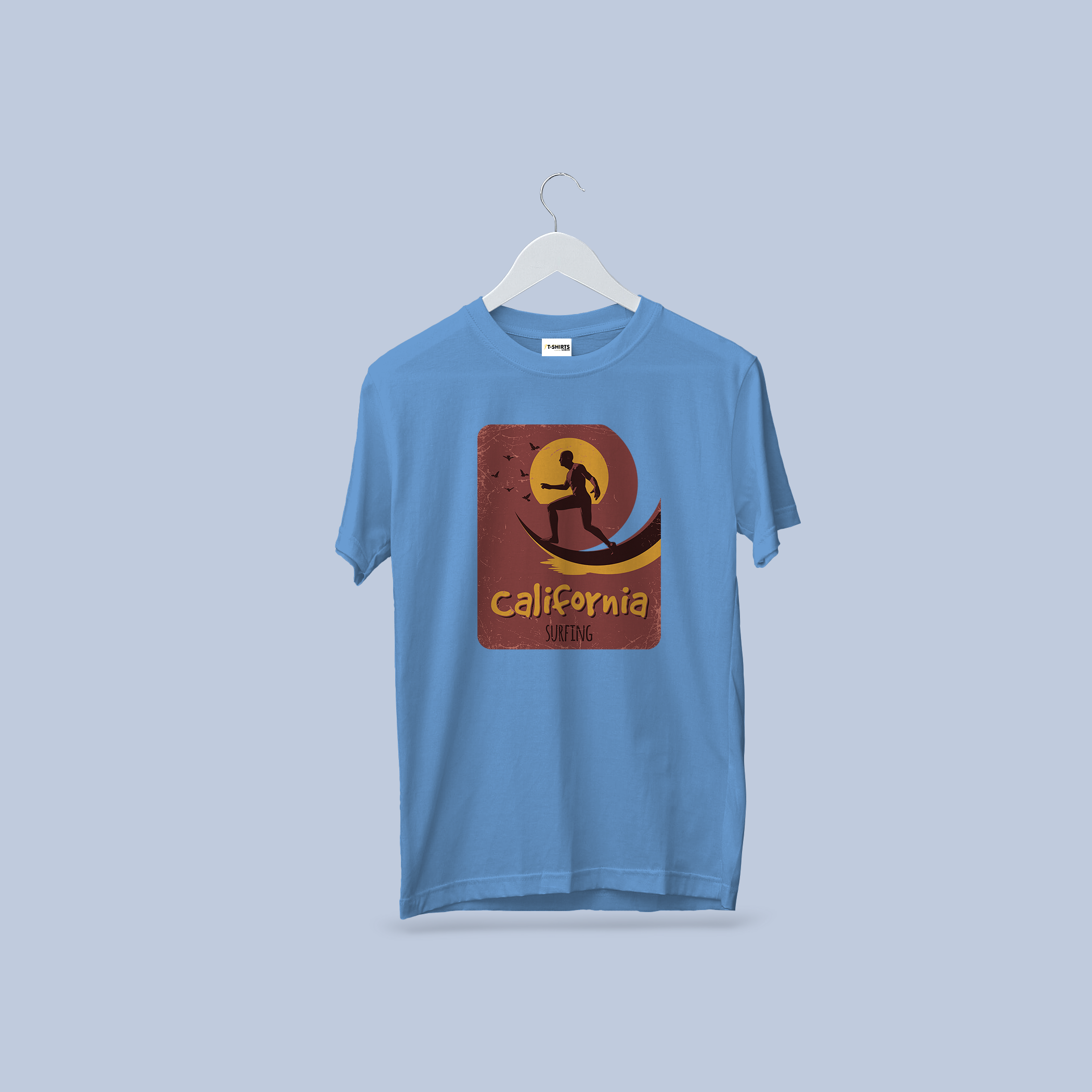 California Surfing Vintage Sunset Graphic Tee 6