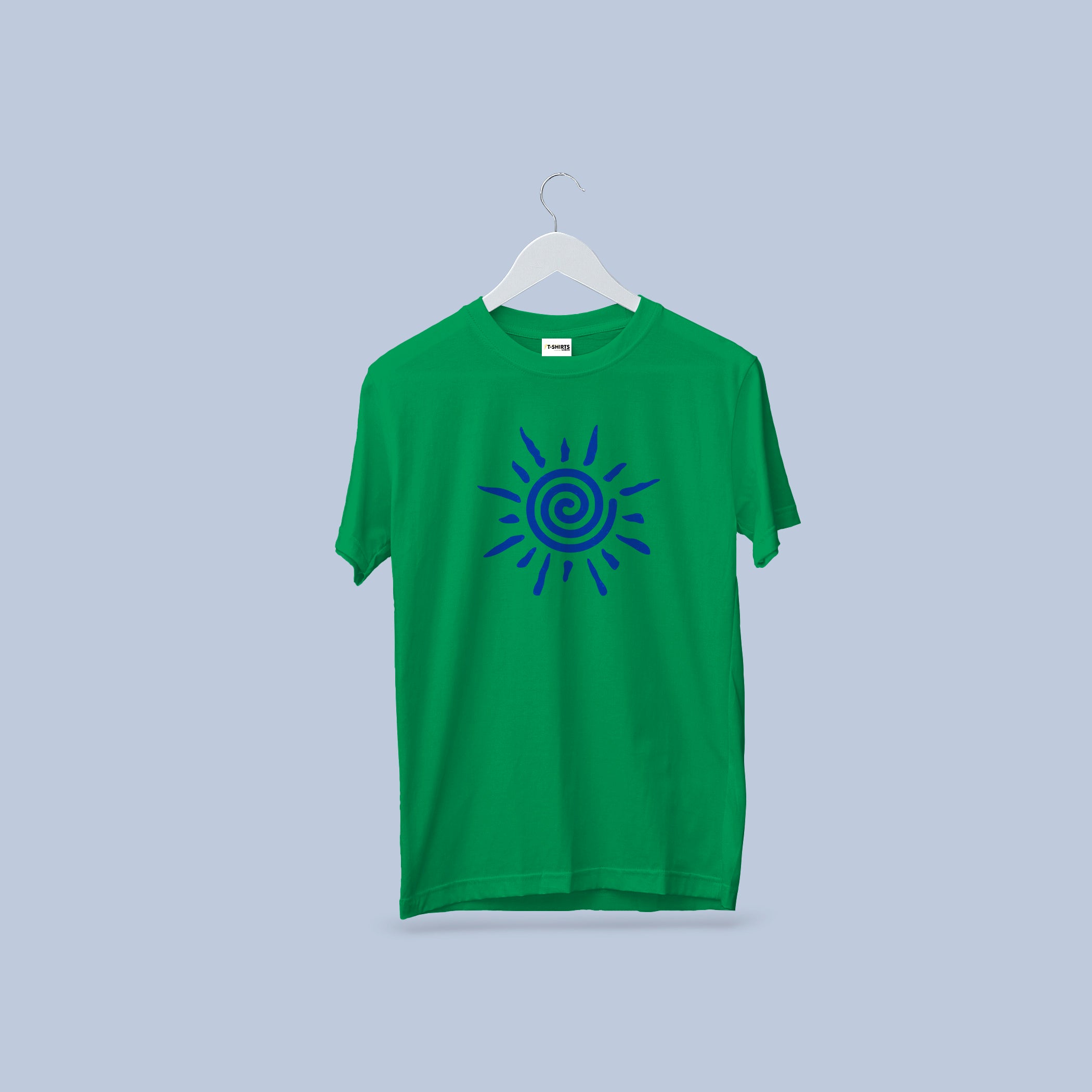 Blue Sunburst Graphic T-Shirt 7