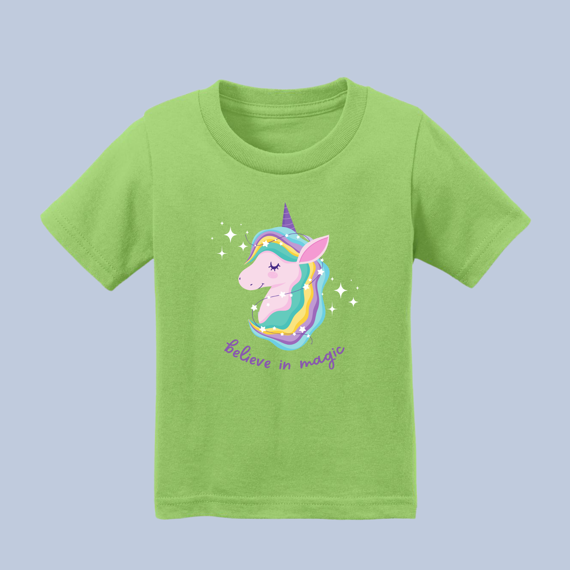 Believe in Magic Unicorn Baby & Toddler T-Shirt 5