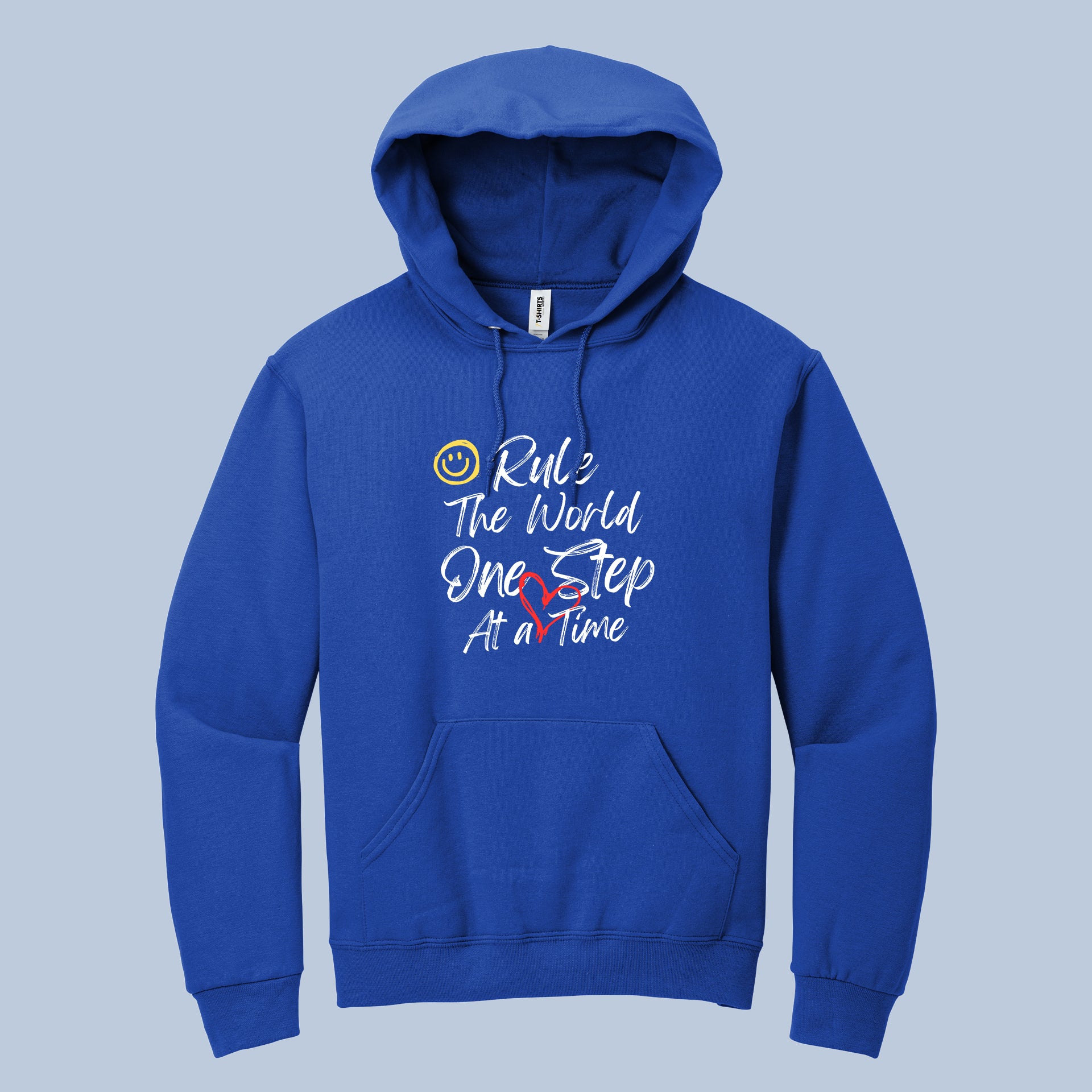 Rule The World One Step At a Time Motivational Hoodie 6