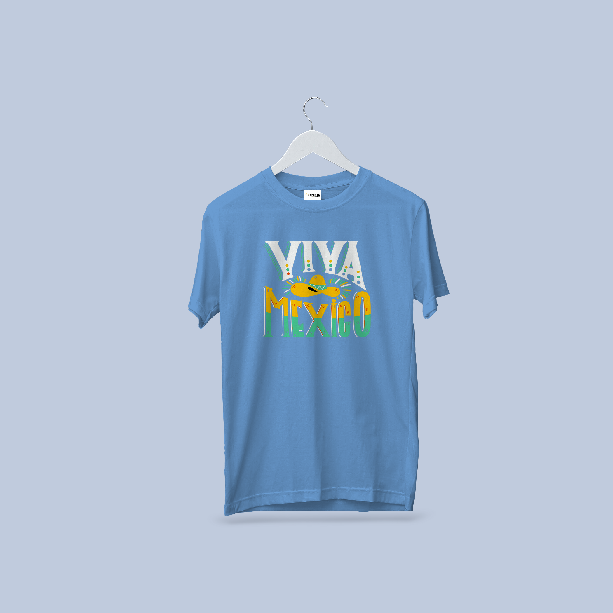 Viva Mexico Sombrero & Confetti Graphic T-Shirt 4