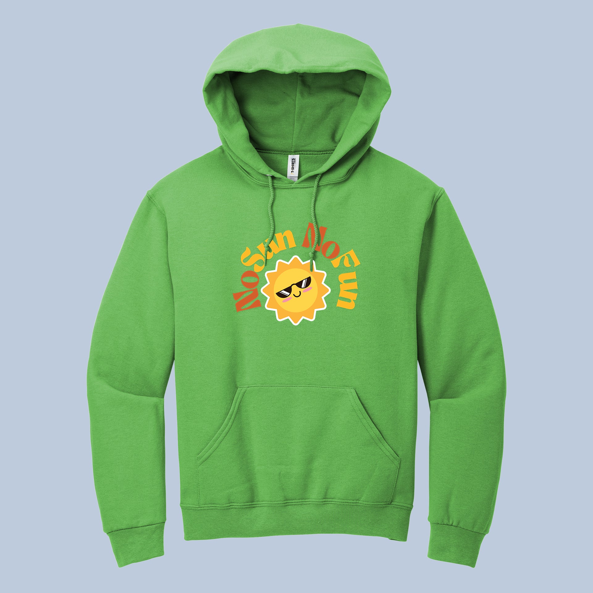 Sun Not Fun Funny Graphic Hoodie 6