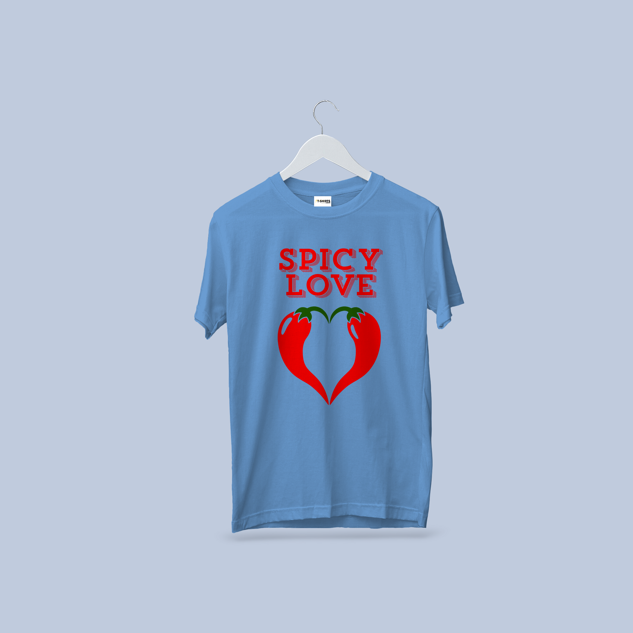 Spicy Love Chili Pepper Heart T-Shirt 4