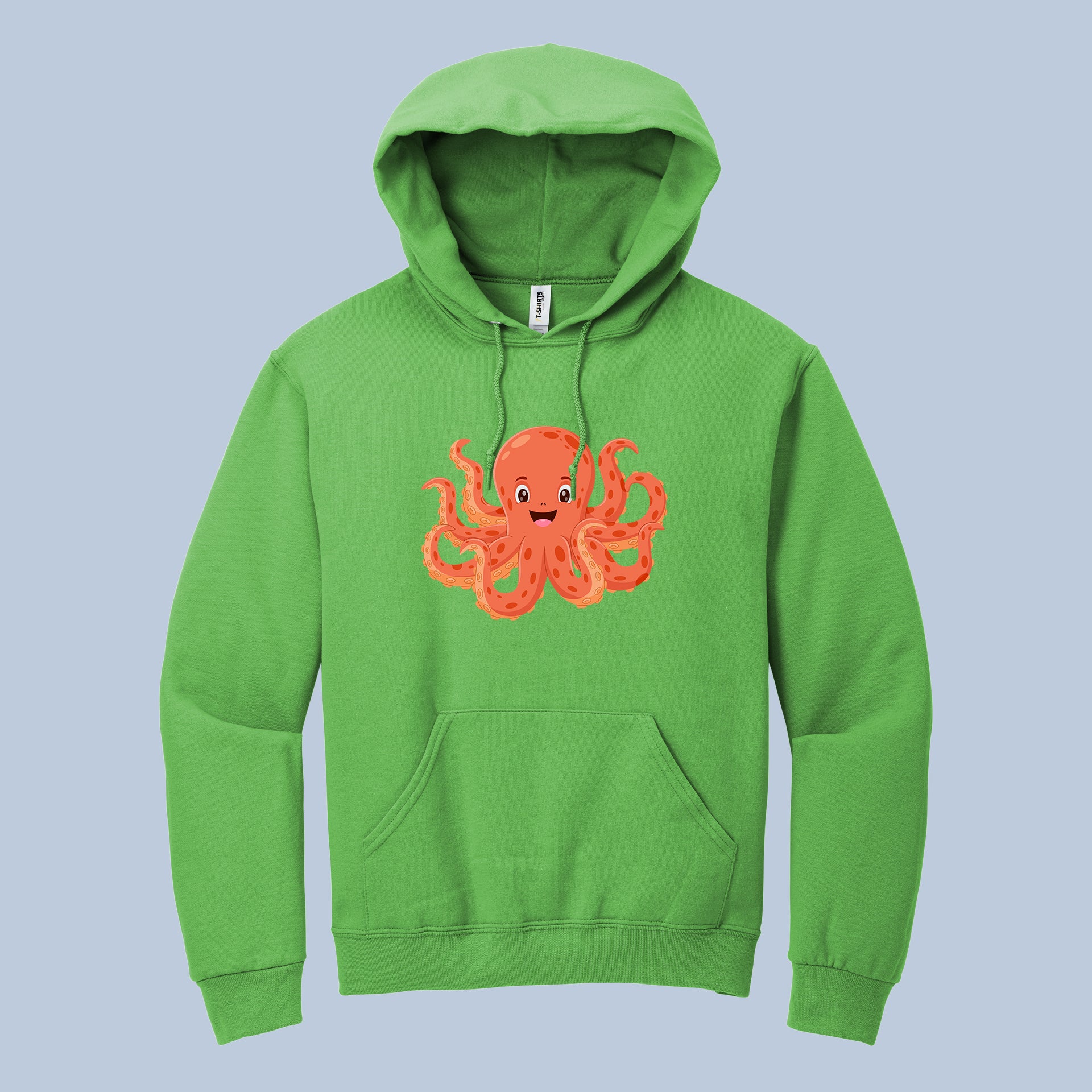 Cute Octopus Hoodie – Kawaii Sea Life Ocean Graphic Pullover 6