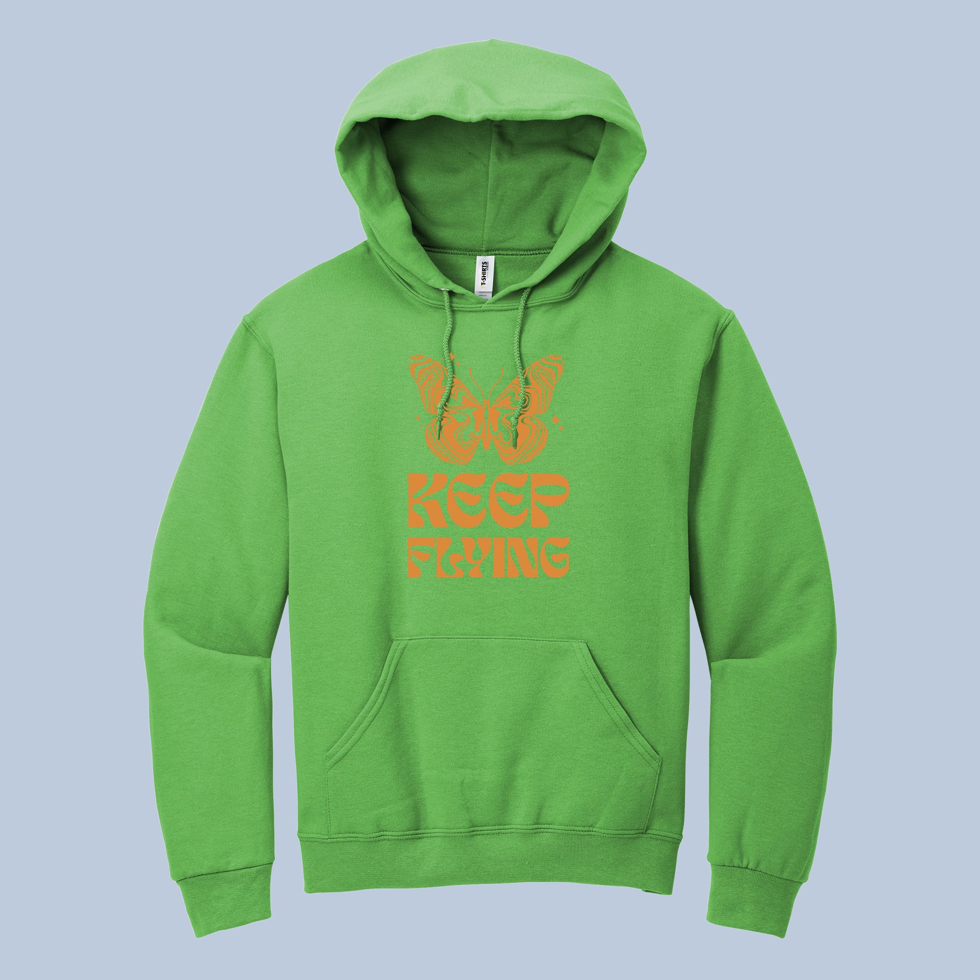 Keep Flying Butterfly Hoodie – Inspirational Graphic Unisex Sweatshirt, Motivational Quote Hoodie 6