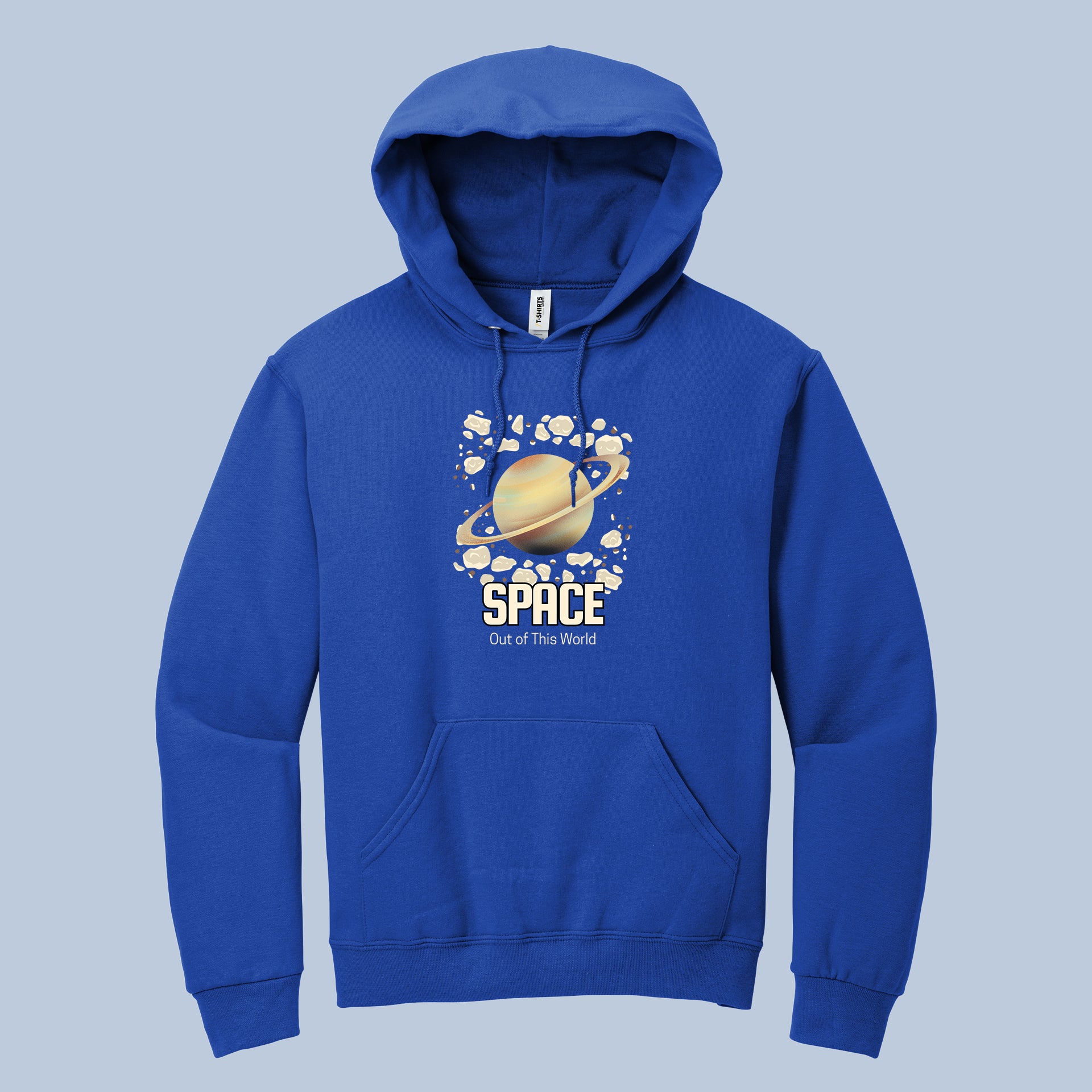 Out of This World Space & Saturn Planet Graphic Hoodie 7