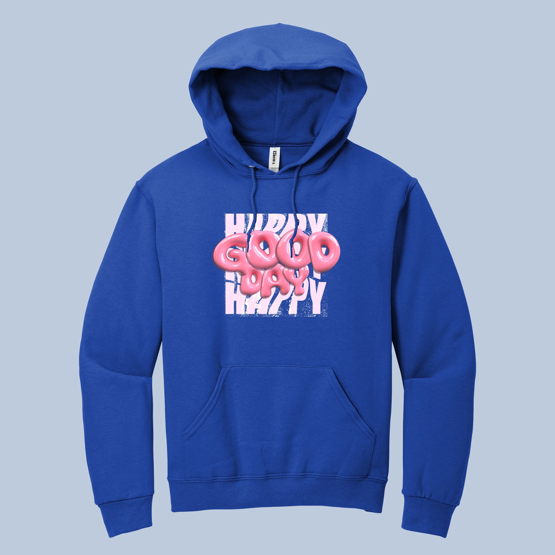 Happy Good Happy" 3D Bubble Font Streetwear Hoodie 7