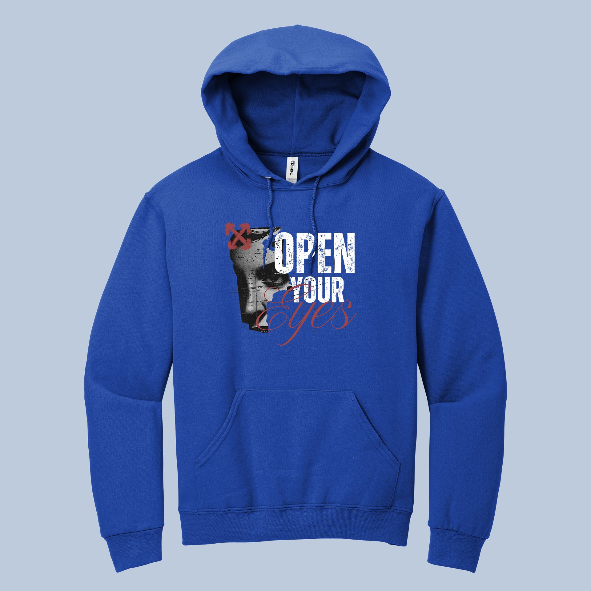 Open Your Eyes Graphic Statement Hoodie 6