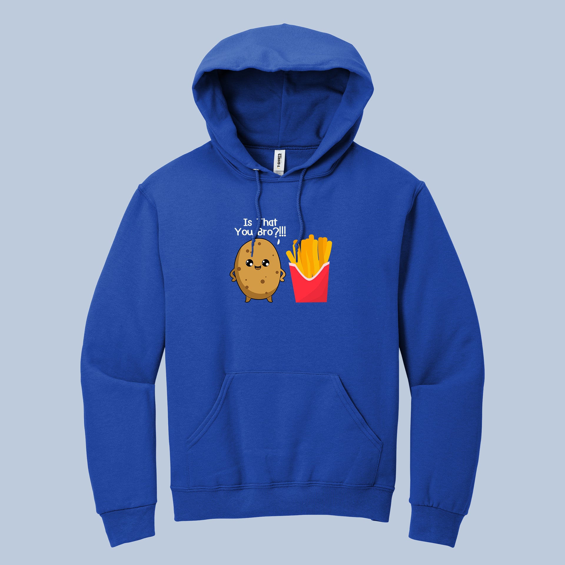 Funny Potato & Fries Hoodie – Cute Food Graphic Pullover 7