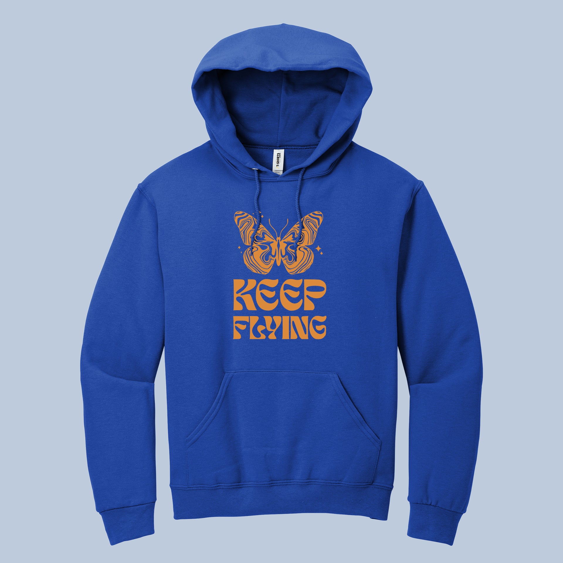 Keep Flying Butterfly Hoodie – Inspirational Graphic Unisex Sweatshirt, Motivational Quote Hoodie 7