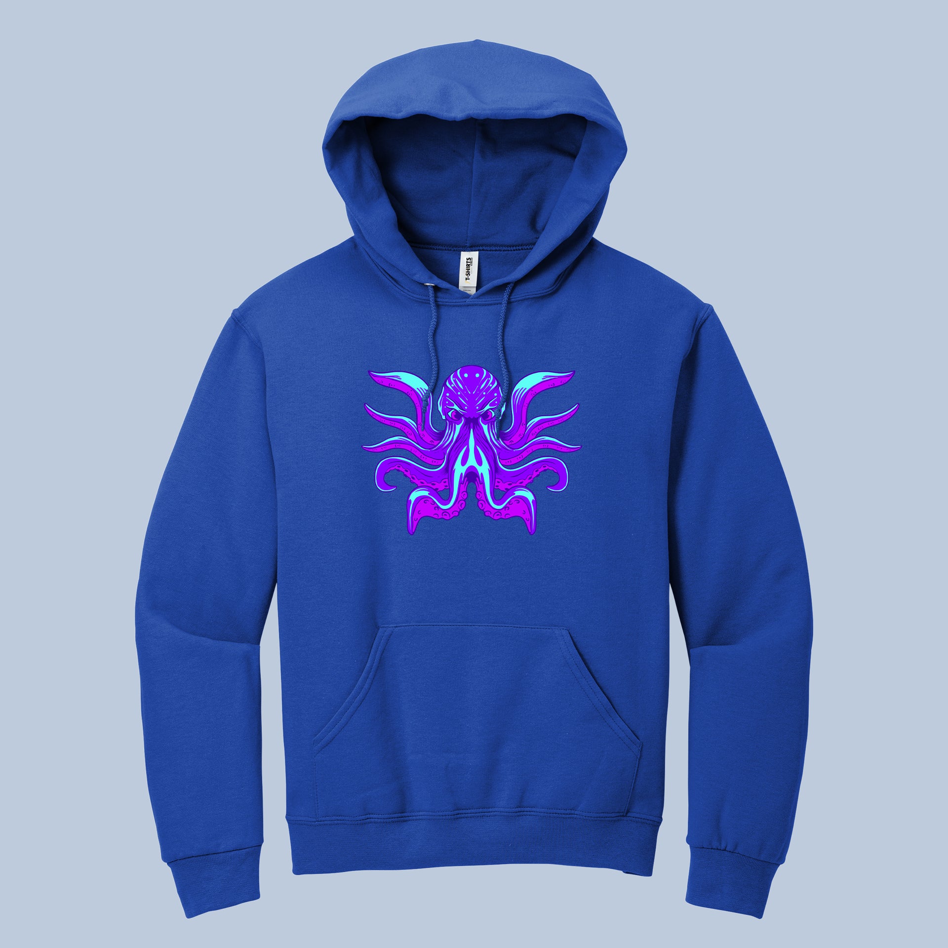 Neon Octopus Hoodie – Cool Sea Creature Graphic Pullover 7