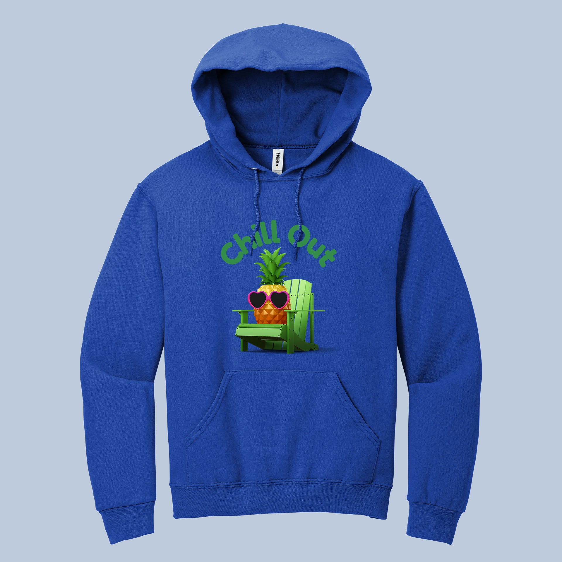 Chill Out Pineapple Hoodie – Fun Tropical Vacation Pullover 7