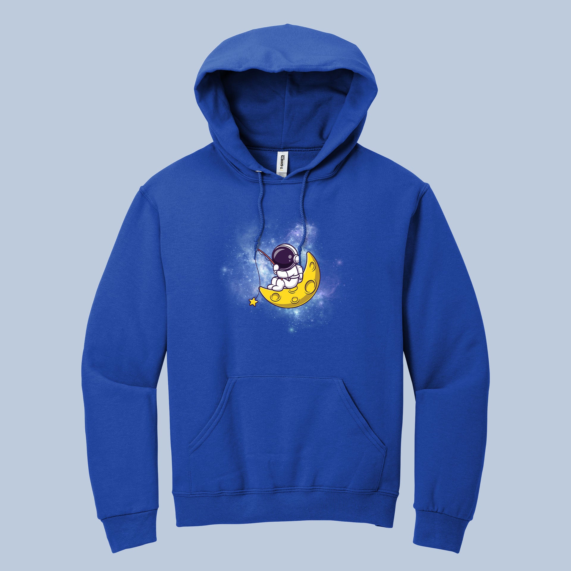 Astronaut on Moon Hoodie – Space Cartoon Galaxy Pullover 7