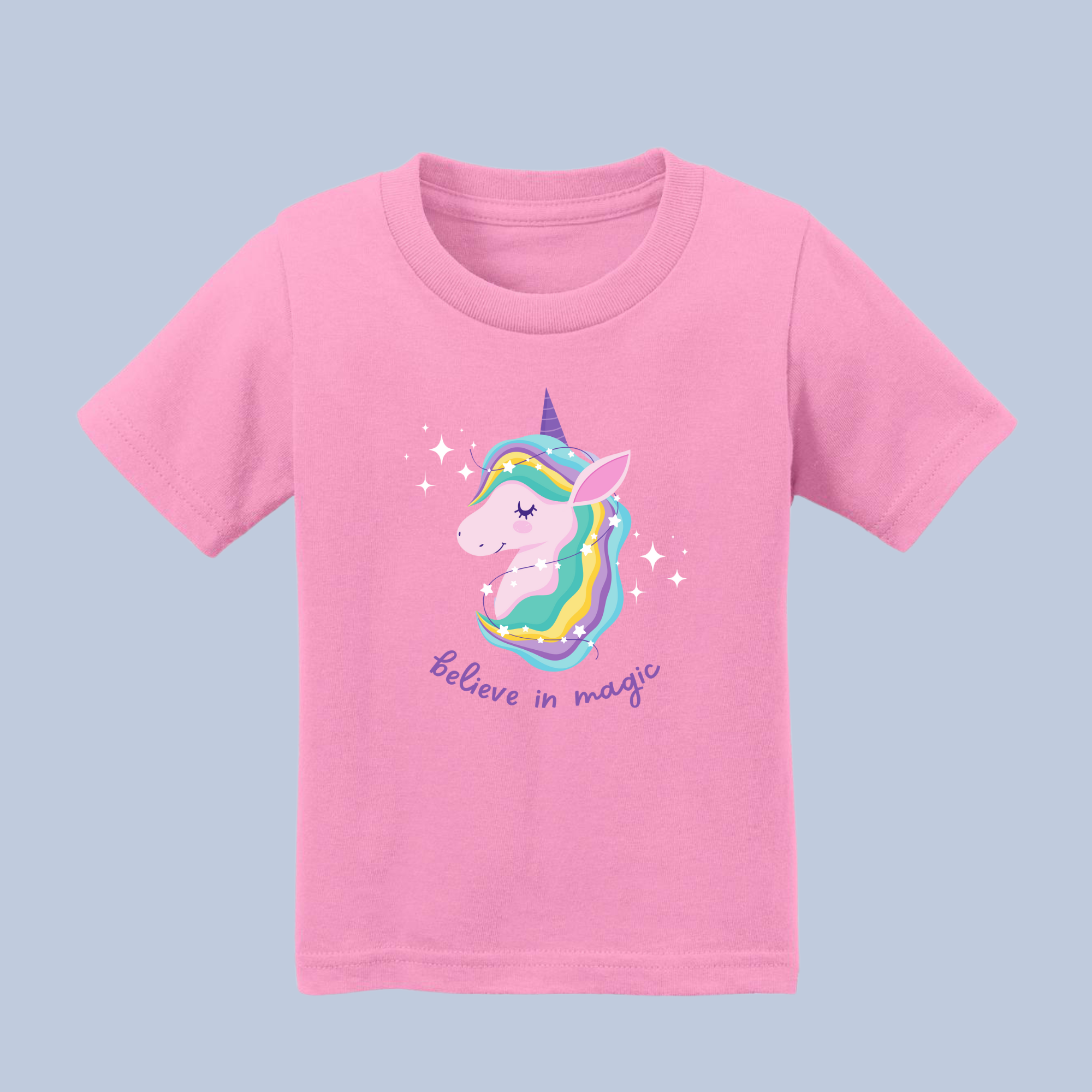 Believe in Magic Unicorn Baby & Toddler T-Shirt 3