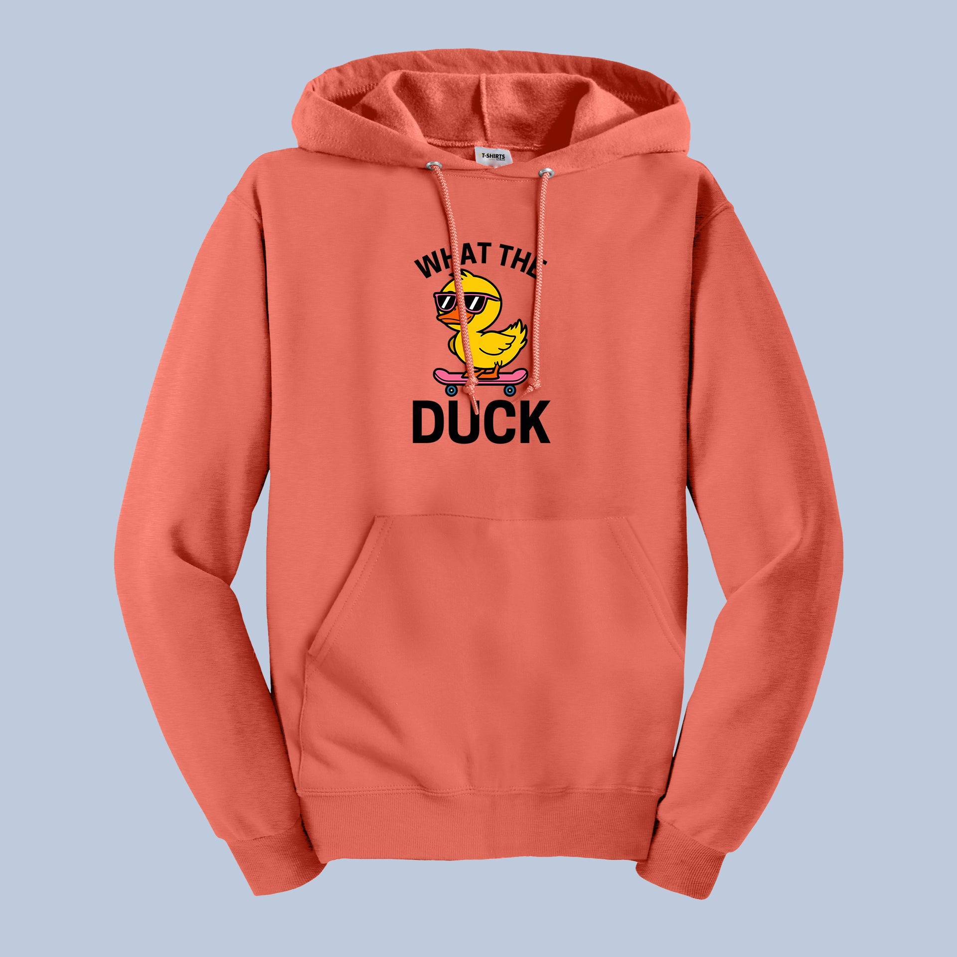 What The Duck Hoodie – Funny Skateboarding Duck Pullover 7