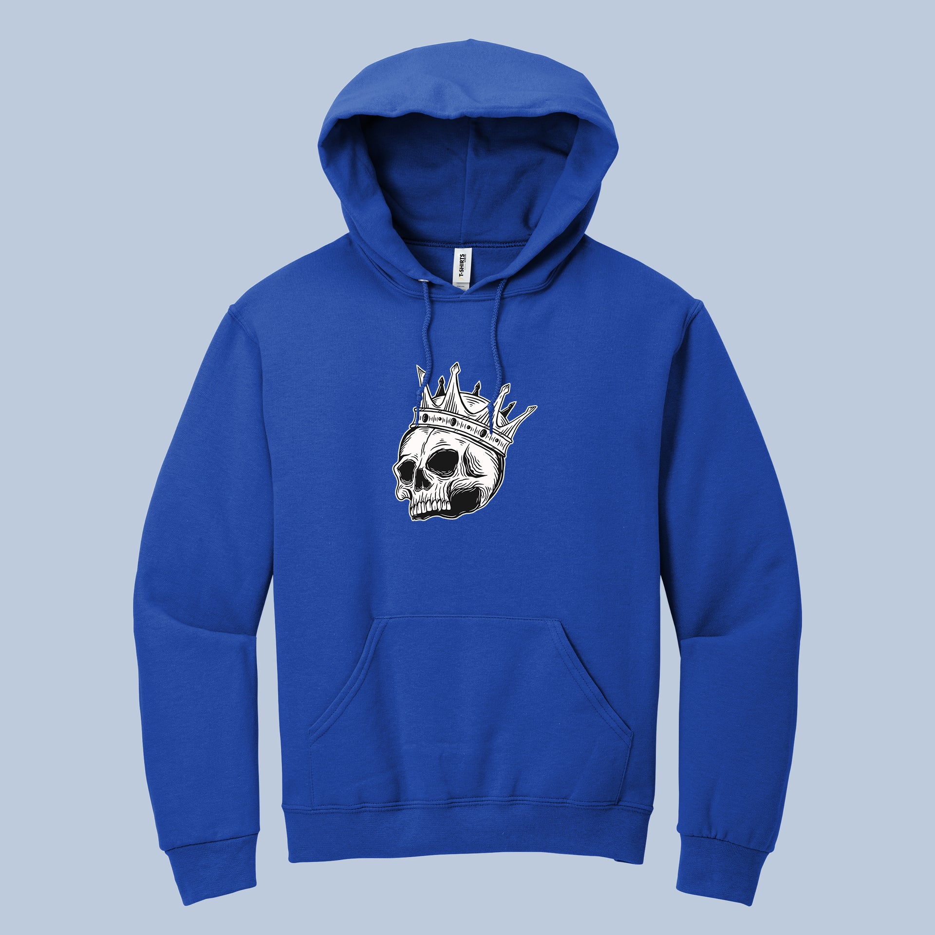 Crowned Skull Hoodie – Gothic Streetwear Skull King Pullover 7