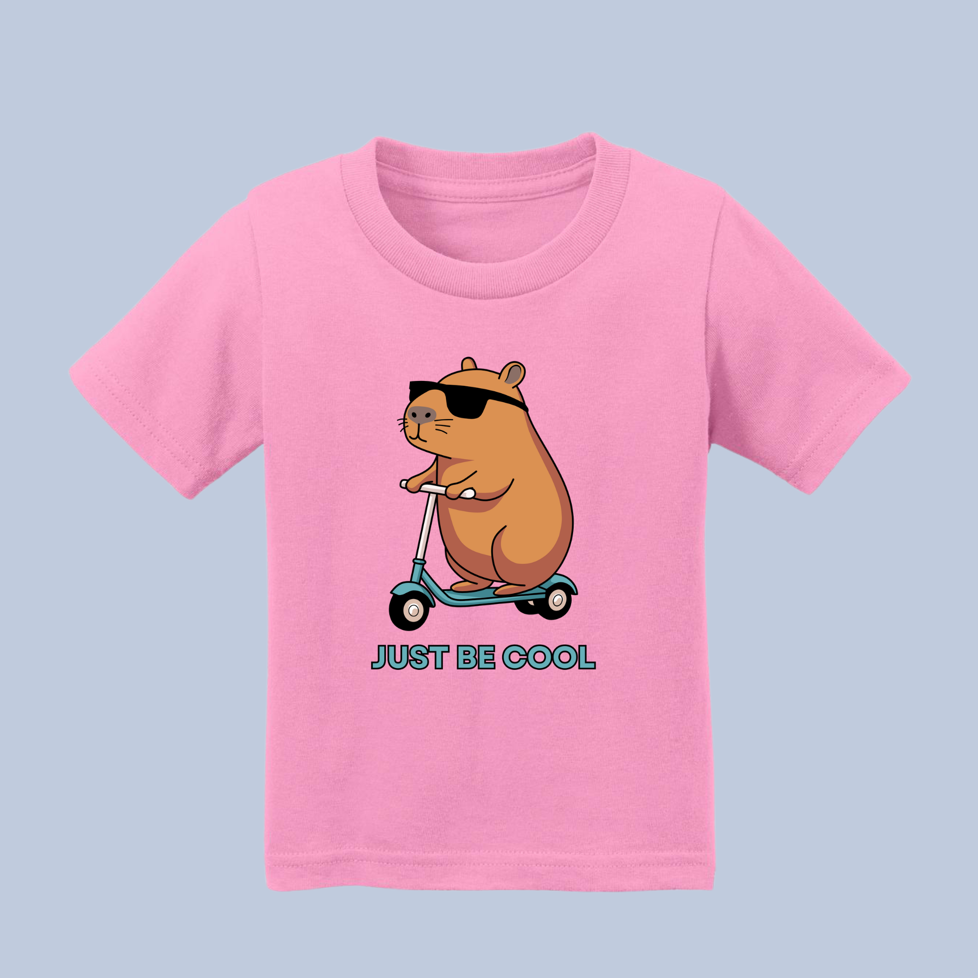 Just Be Cool Hamster on Scooter Baby & Toddler T-Shirt 3