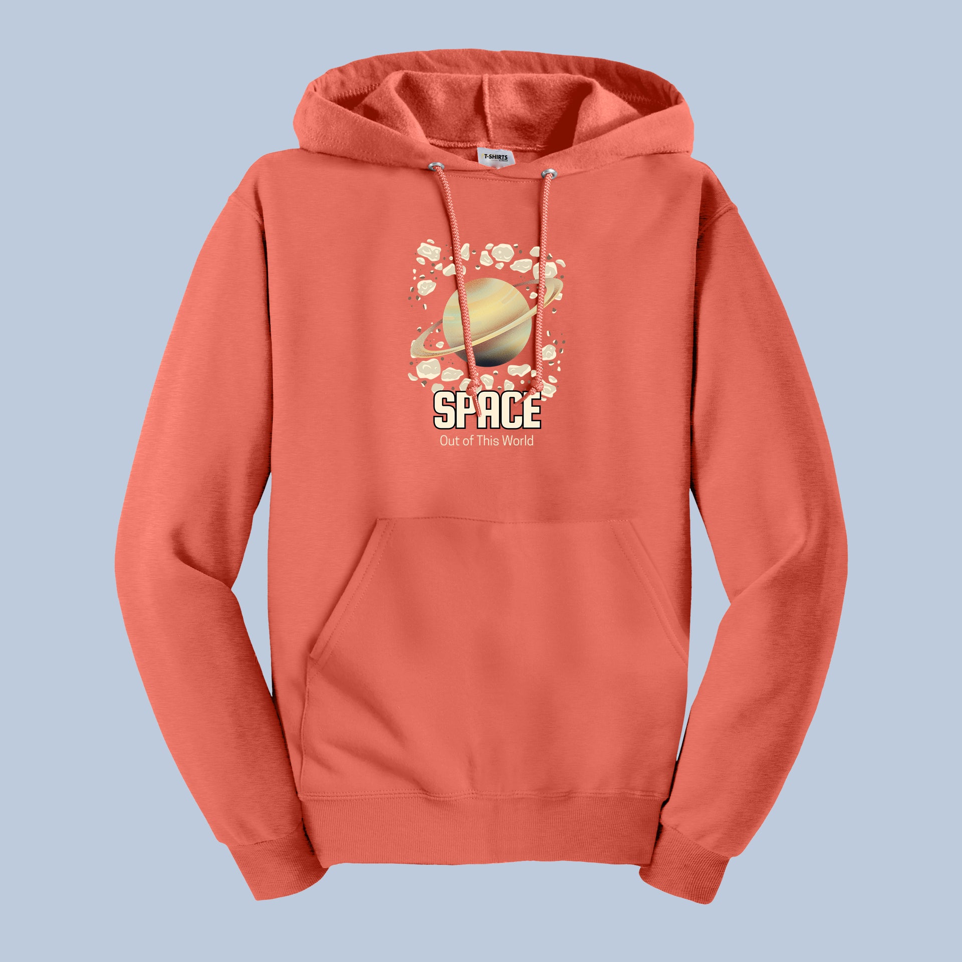 Out of This World Space & Saturn Planet Graphic Hoodie 8