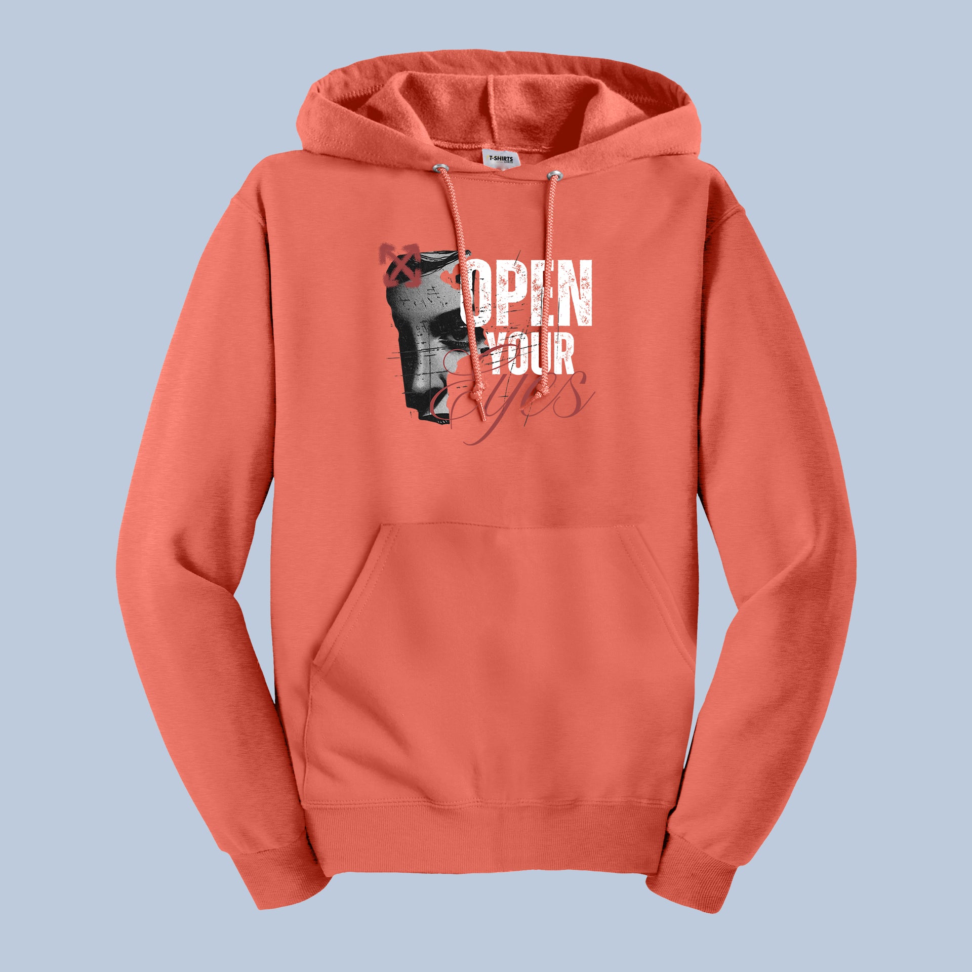 Open Your Eyes Graphic Statement Hoodie 7