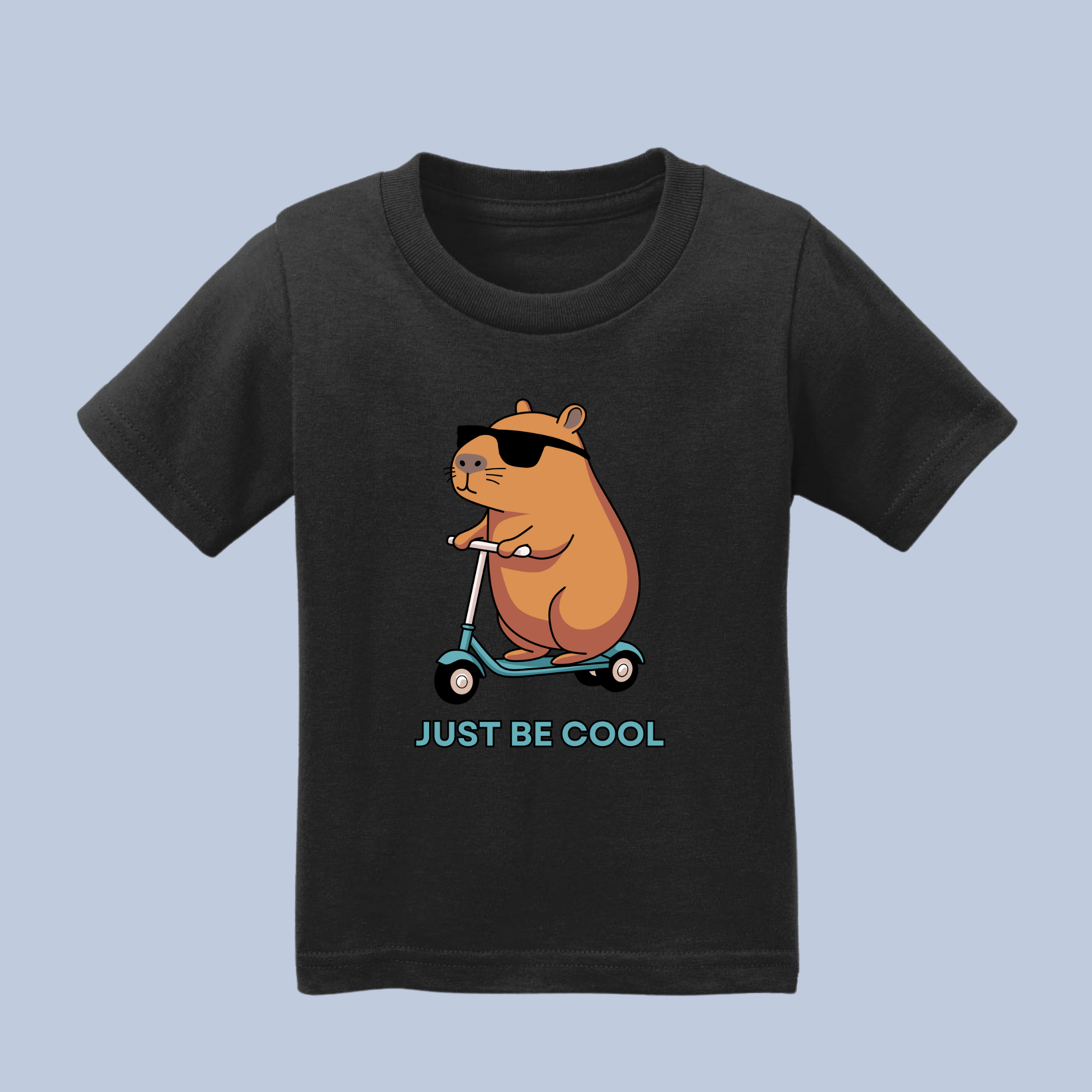 Just Be Cool Hamster on Scooter Baby & Toddler T-Shirt 4