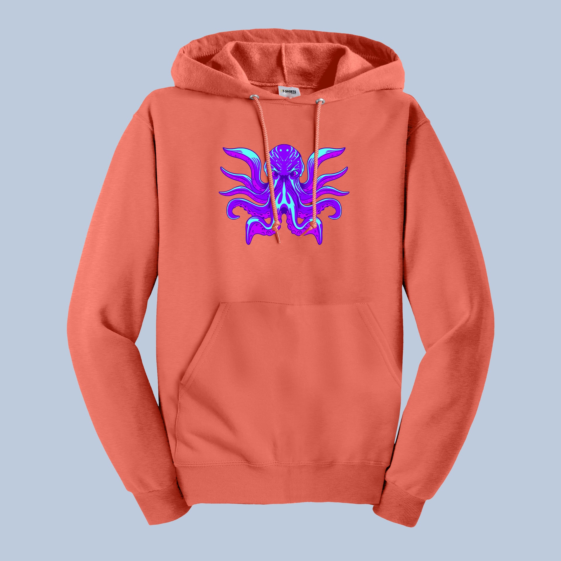 Neon Octopus Hoodie – Cool Sea Creature Graphic Pullover 8