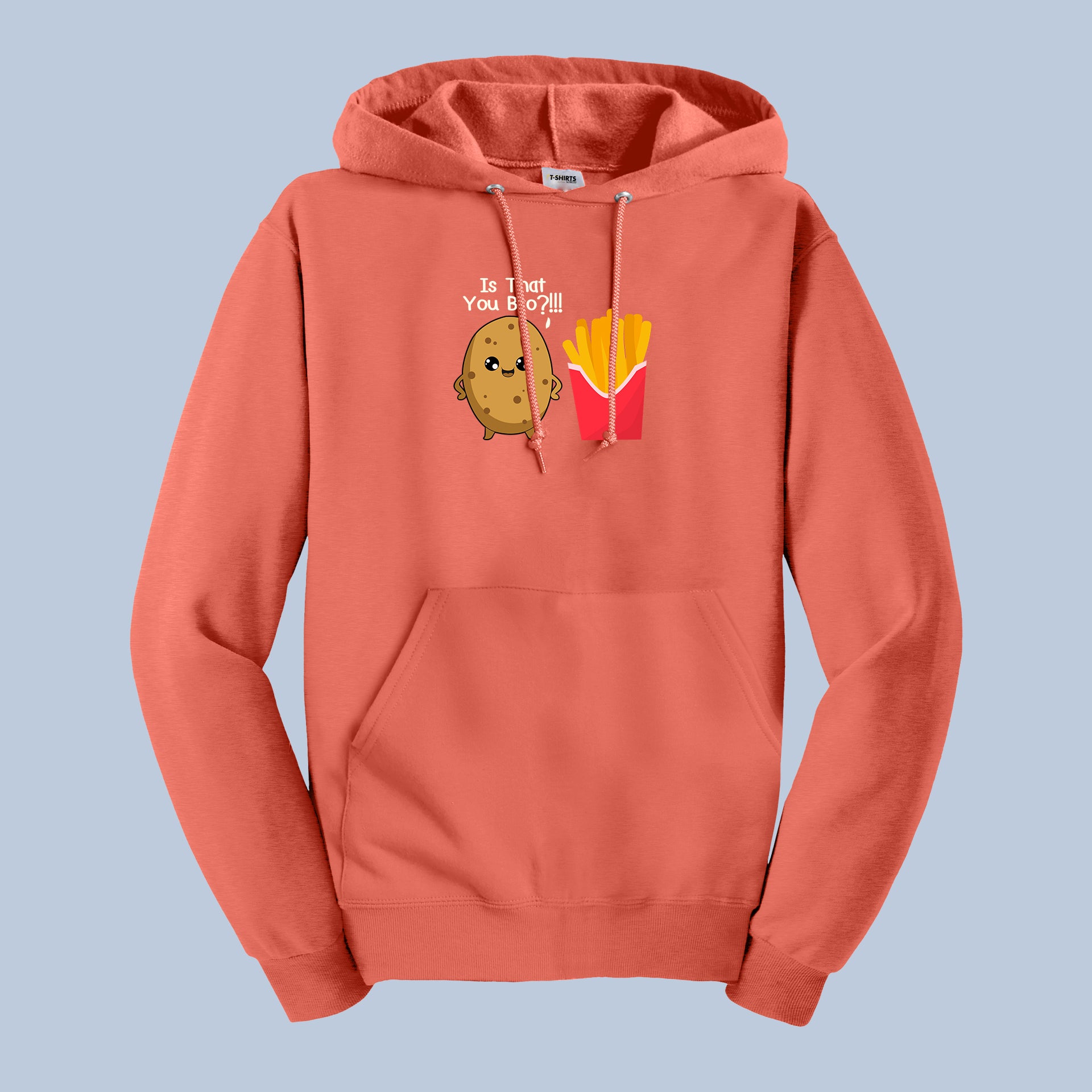 Funny Potato & Fries Hoodie – Cute Food Graphic Pullover 8